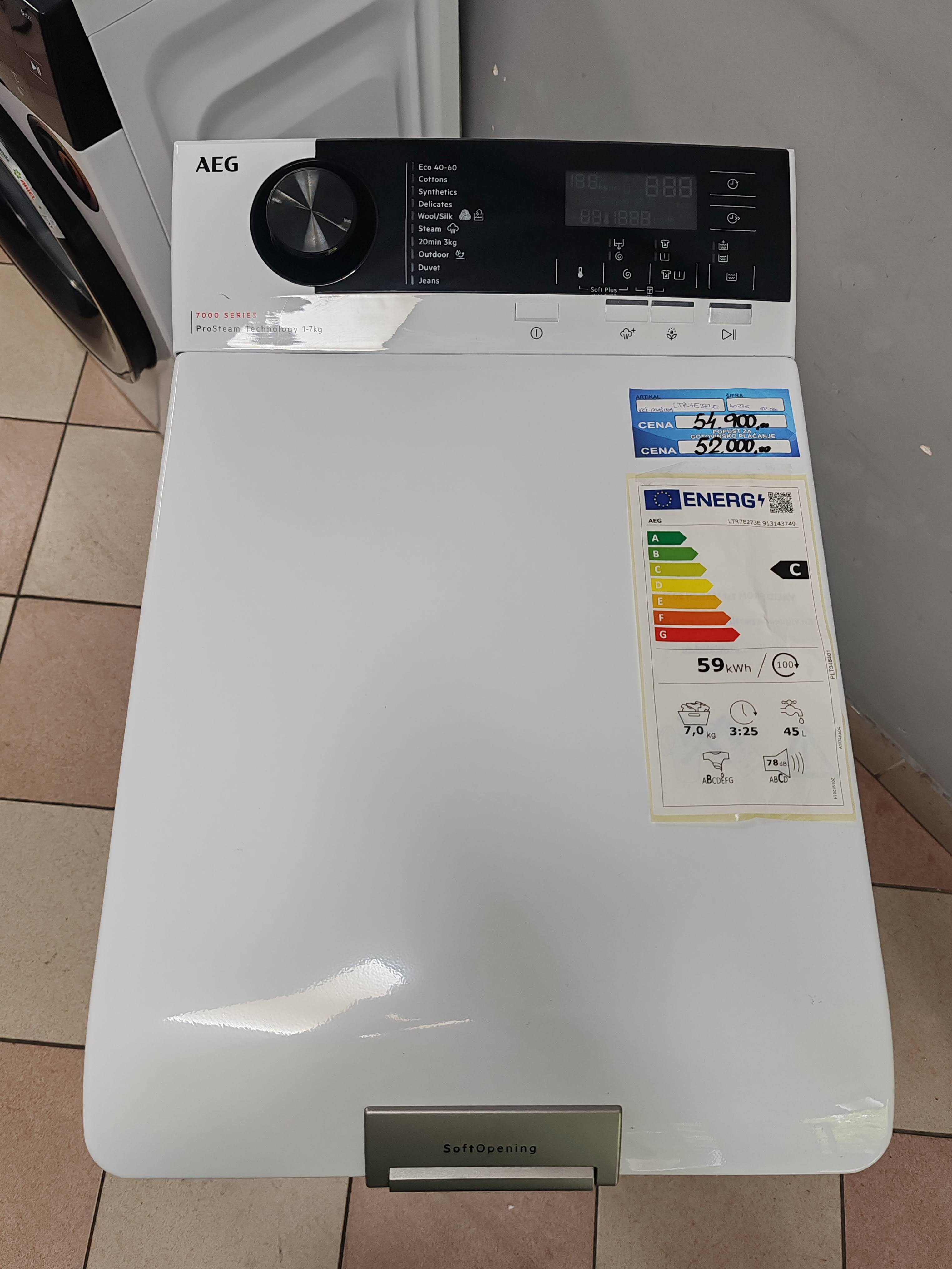 Veš mašina AEG LTR7E273E, 7kg