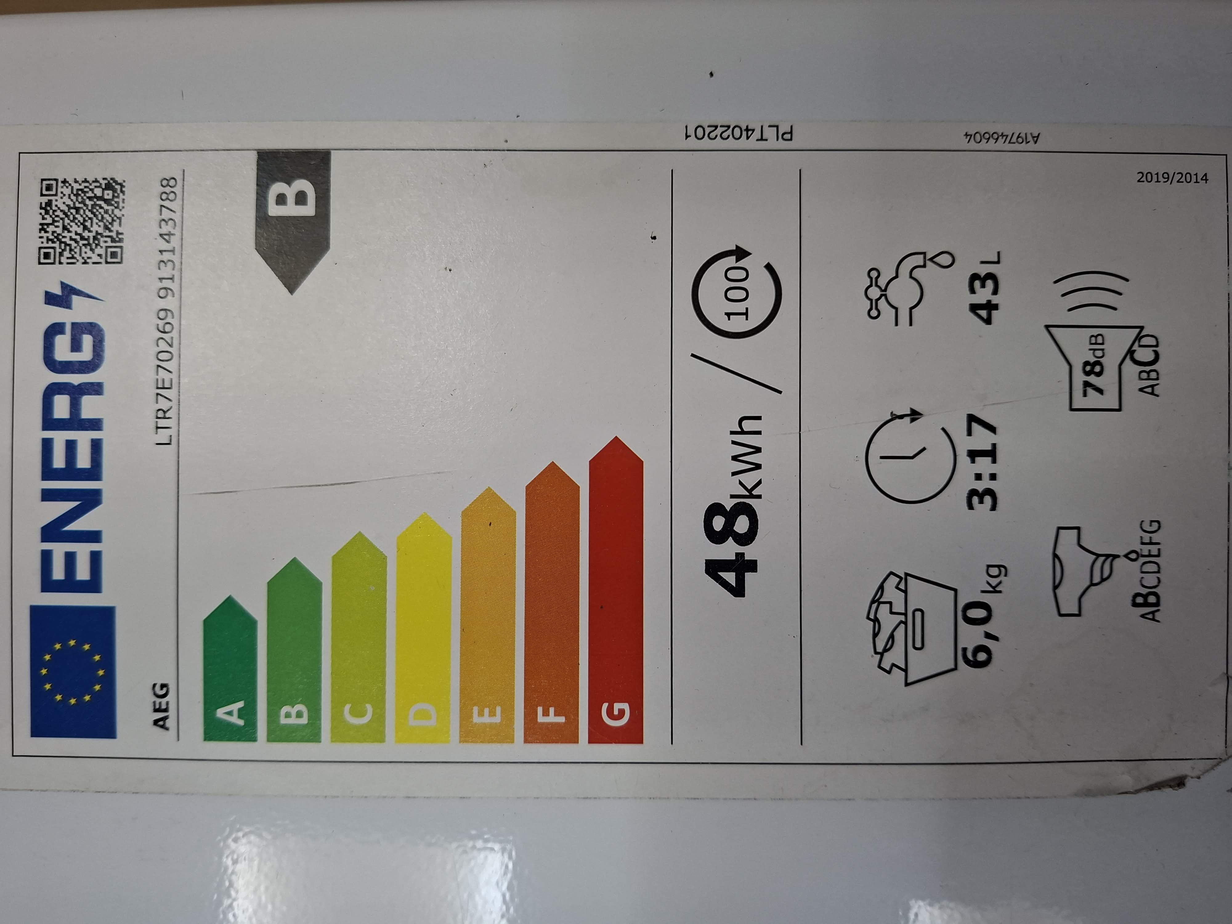 Veš mašina AEG LTR7E70269, 7kg