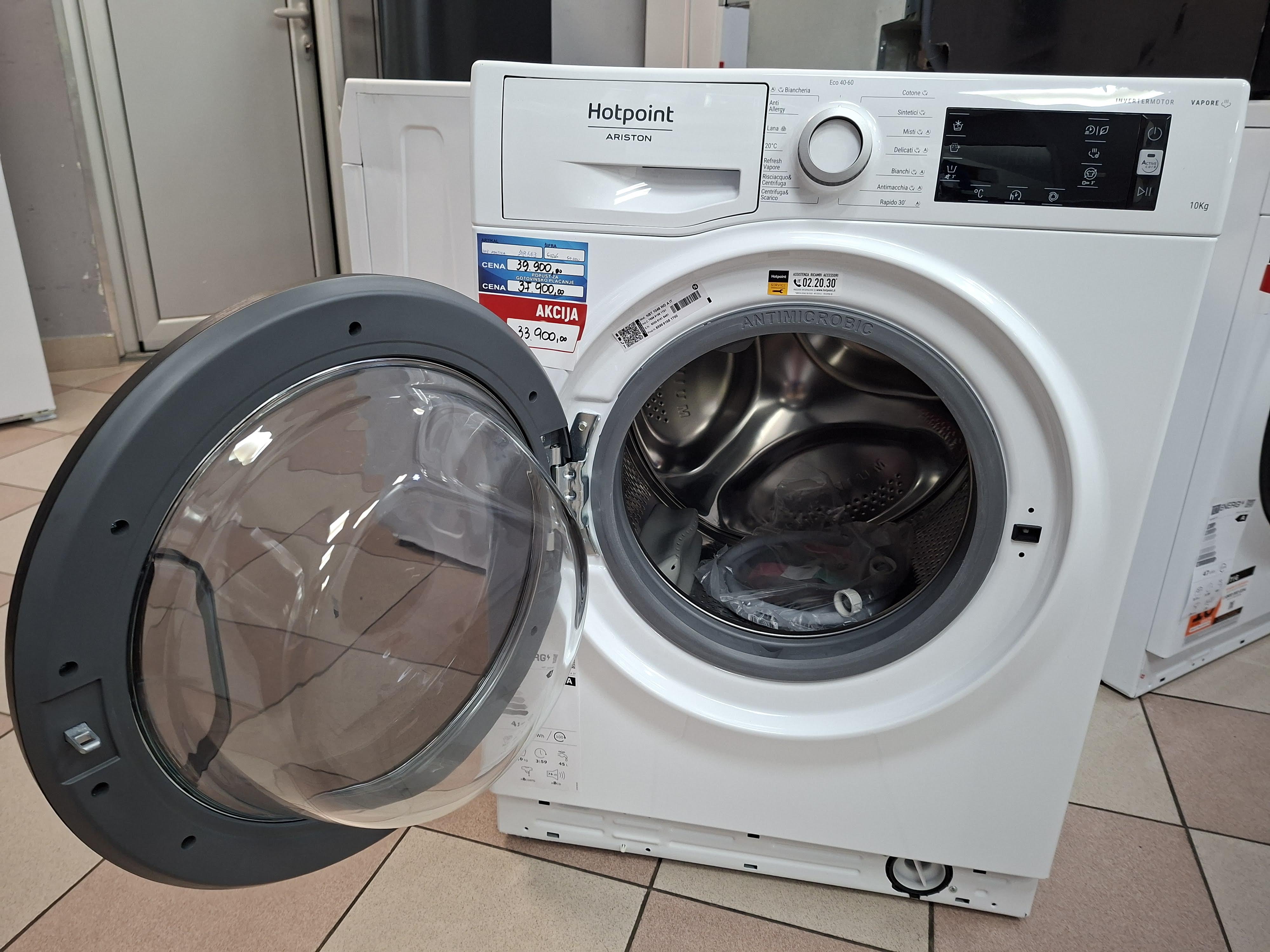 Veš mašina Ariston NBT 1048 WDA IT, 10 Kg