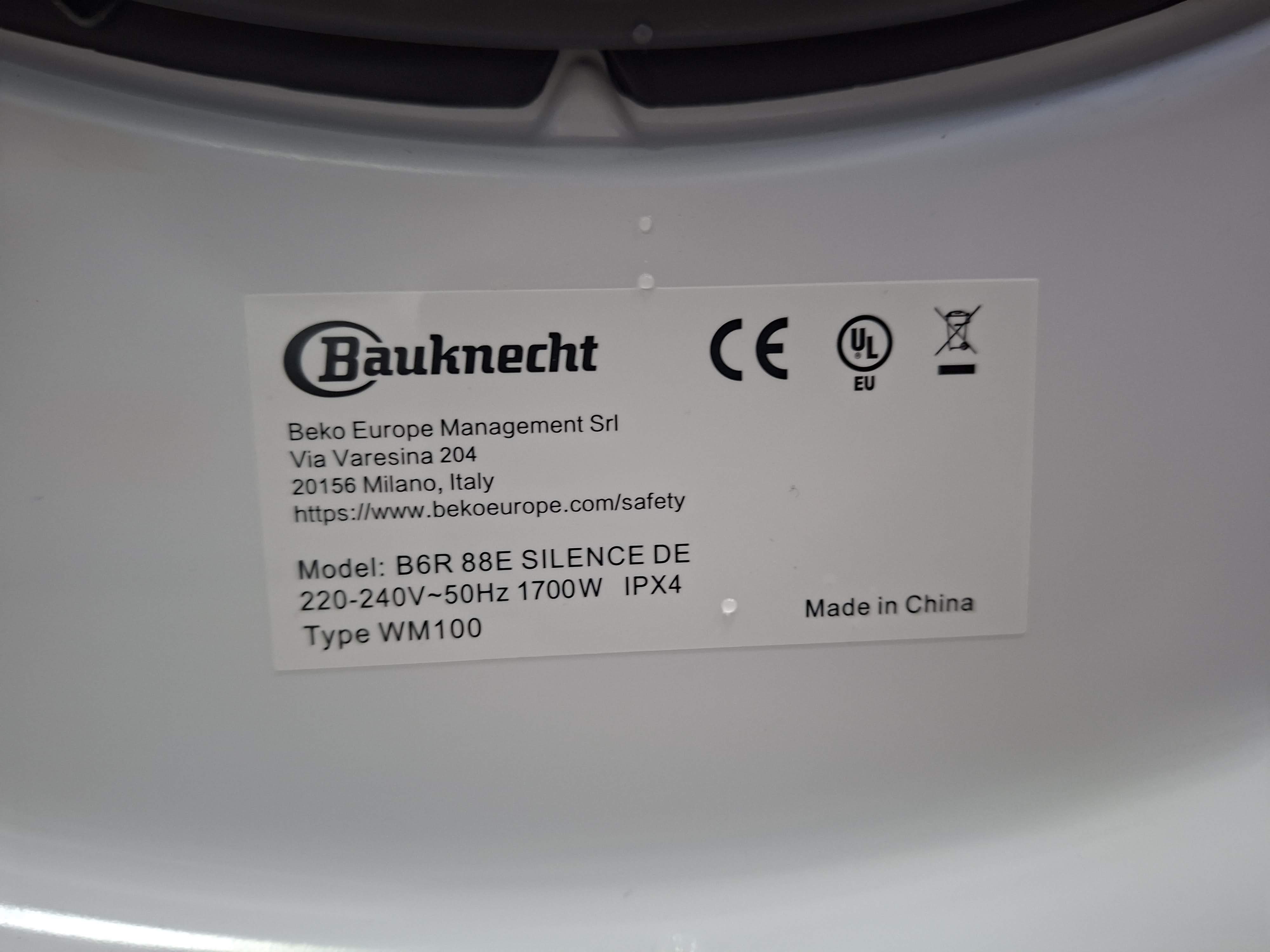 Veš mašina Bauknecht B6R 88E SILENCE DE (2) , 8 kg.