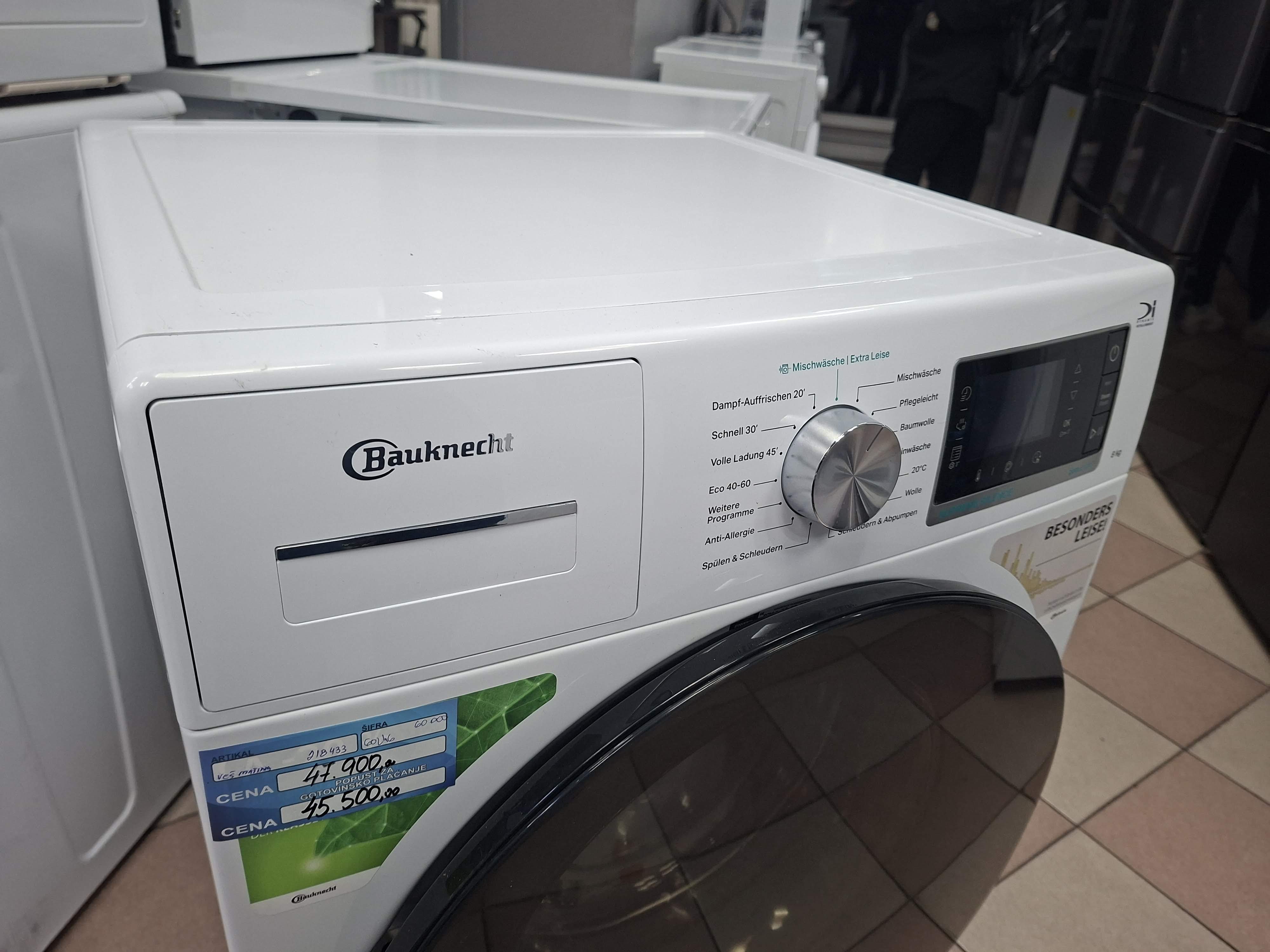 Veš mašina Bauknecht B6R 88E SILENCE DE (2) , 8 kg.