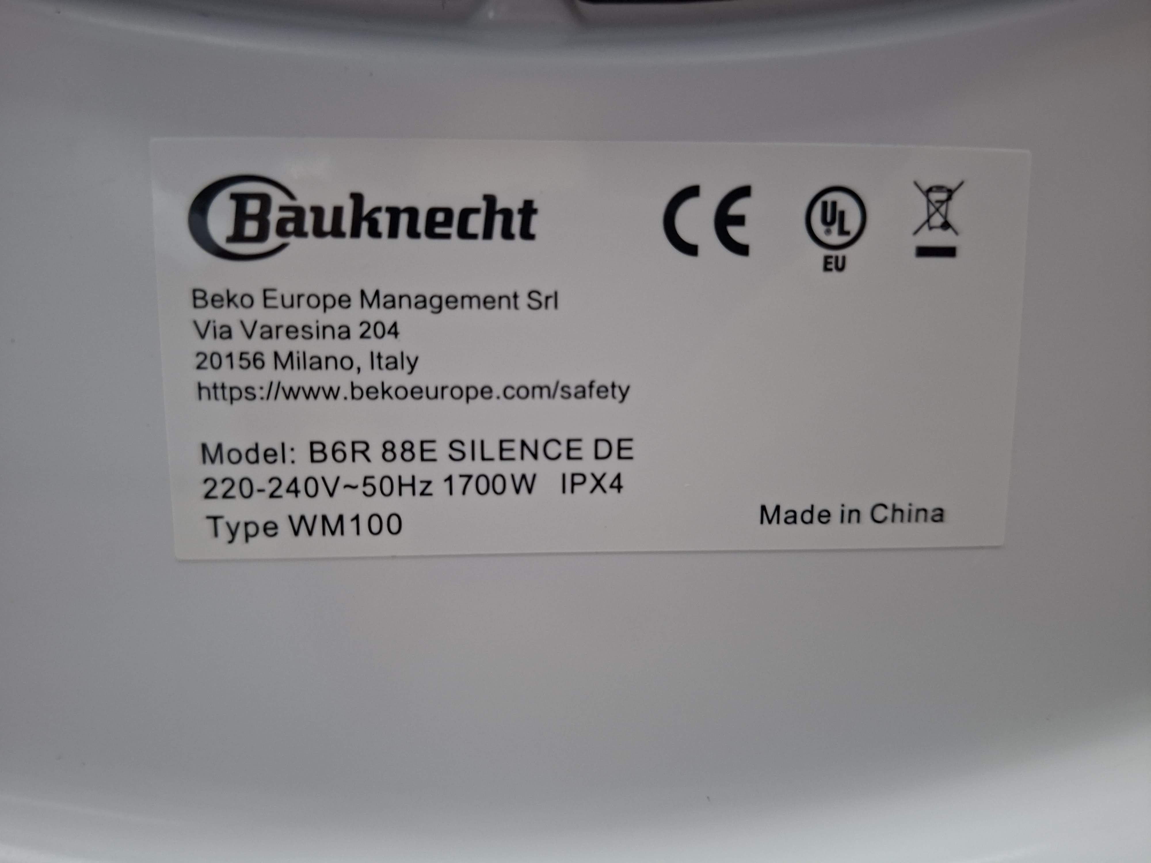 Veš mašina Bauknecht B6R 88E SILENCE DE , 8 kg.