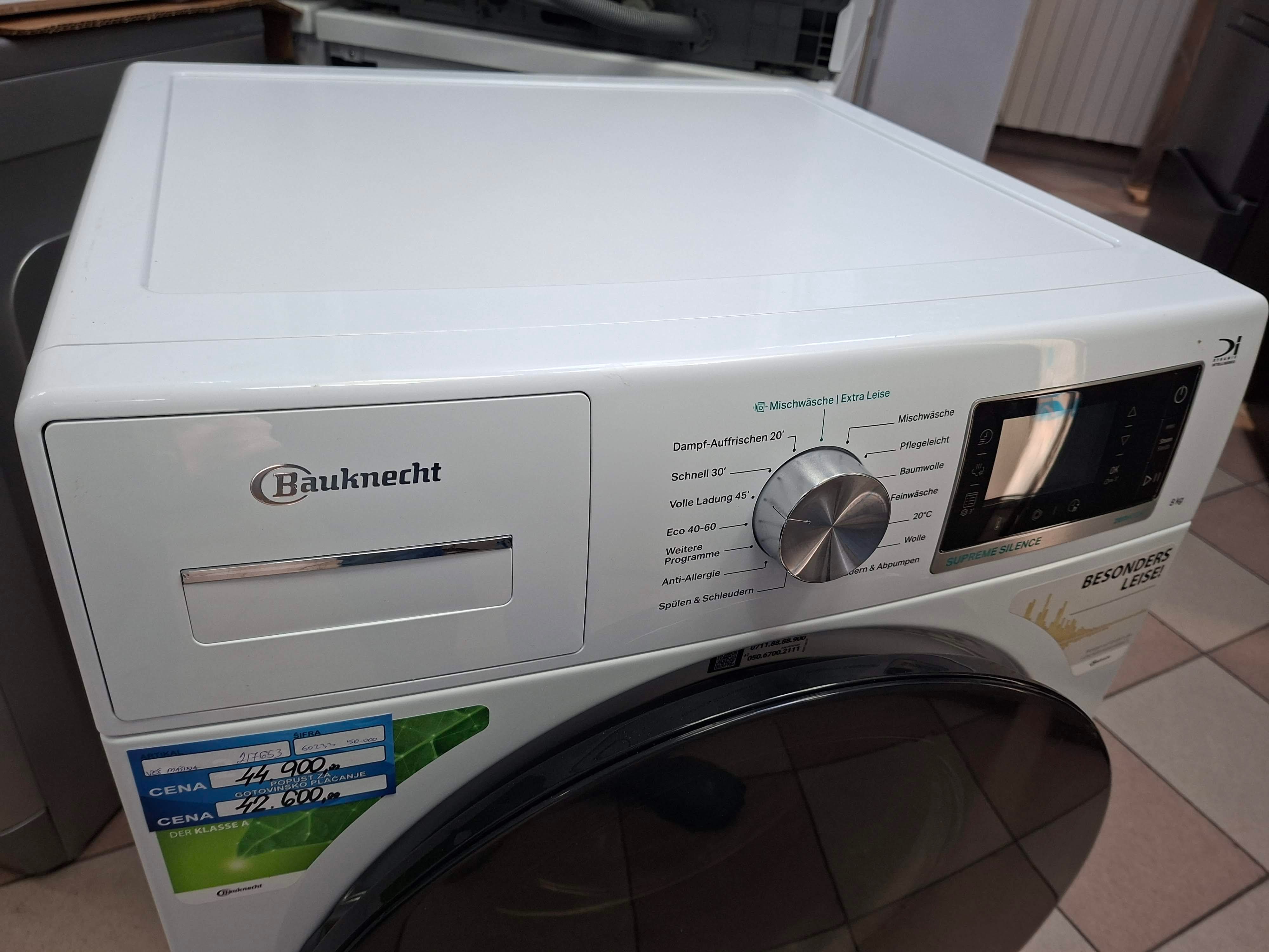 Veš mašina Bauknecht B6R 88E SILENCE DE , 8 kg.