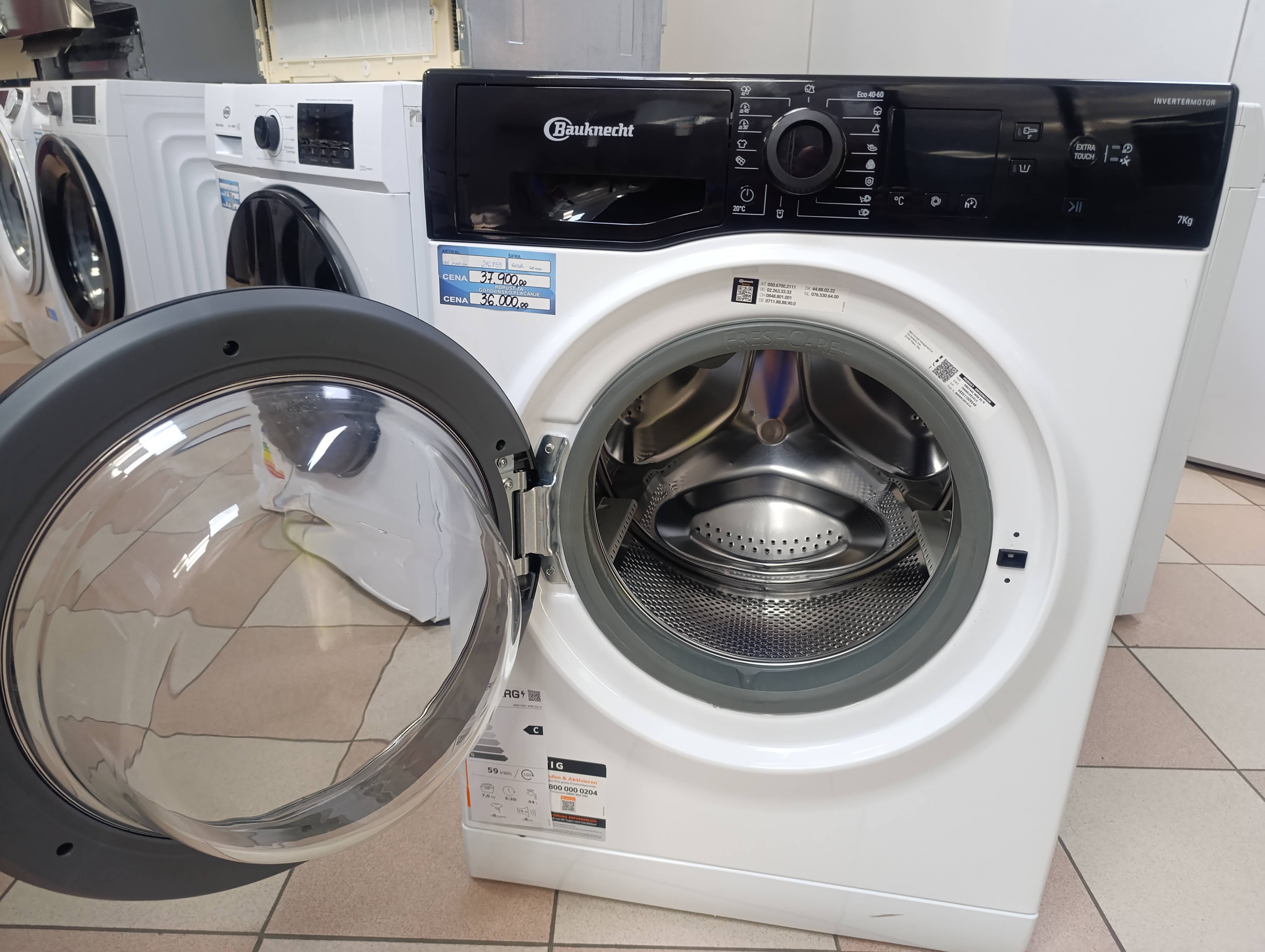 Veš mašina Bauknecht NBS744C WBK EU N, 7kg