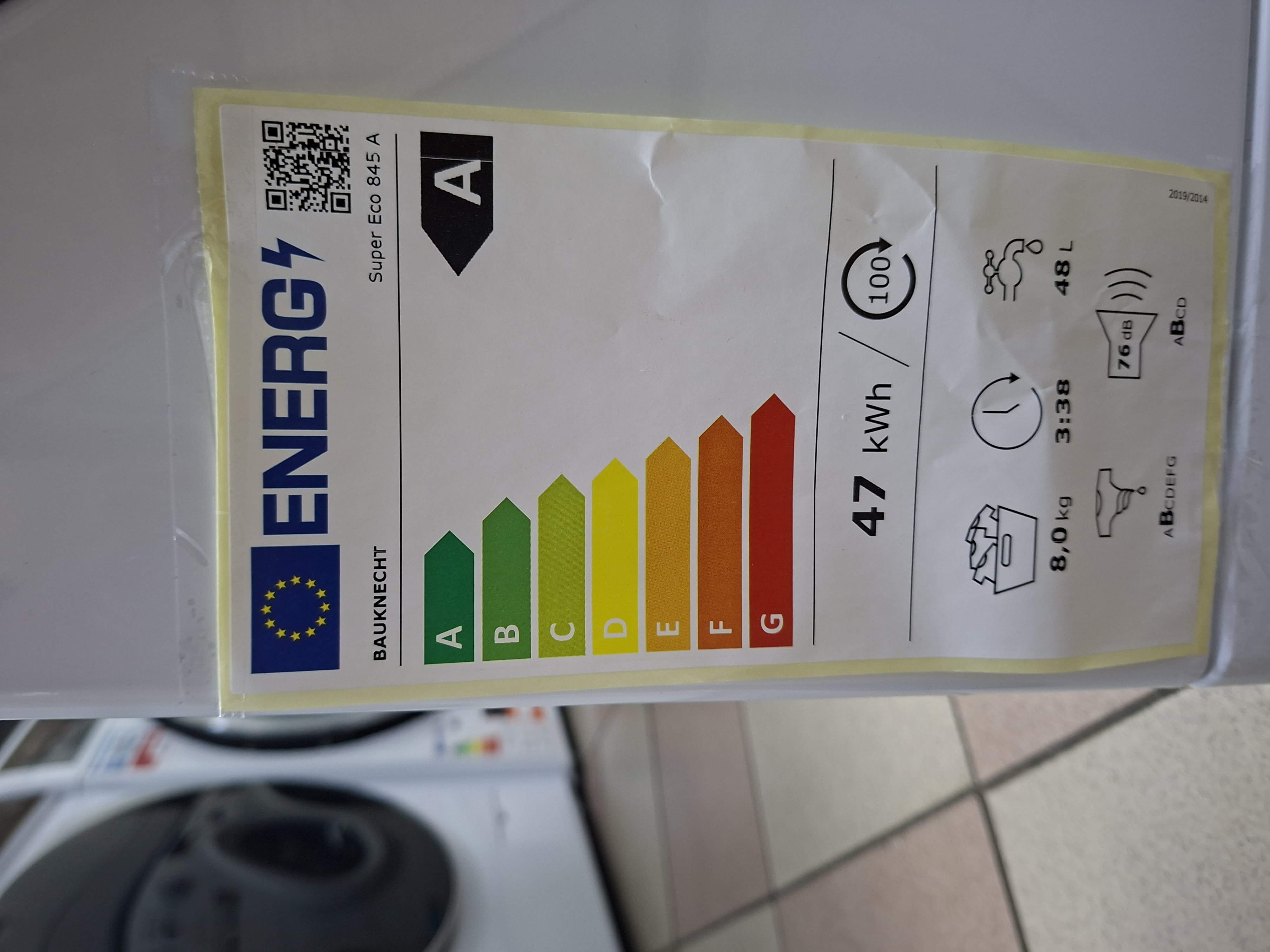 Veš mašina Bauknecht Super Eco 845 A (2), 8 kg