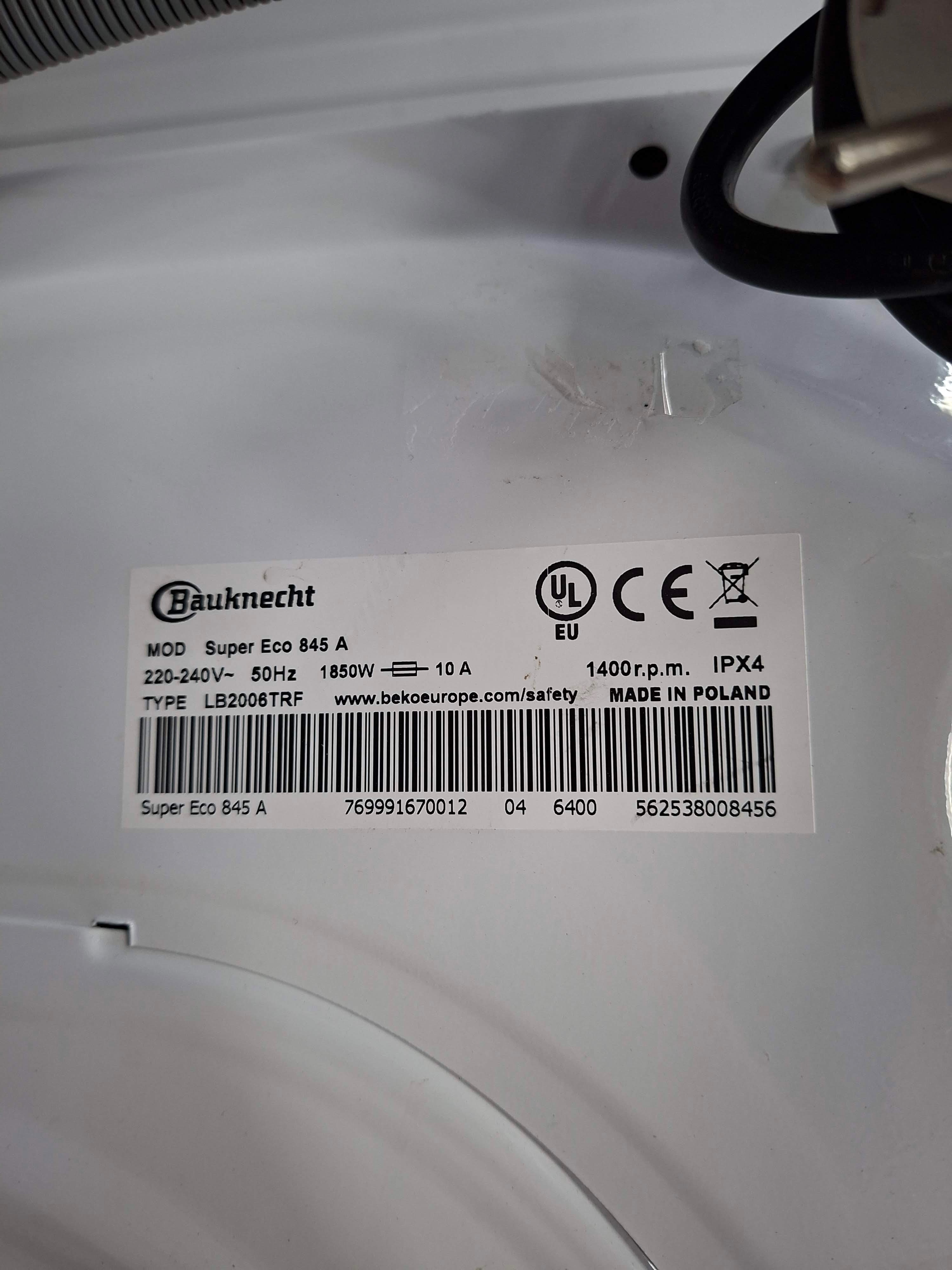 Veš mašina Bauknecht Super Eco 845 A (2), 8 kg