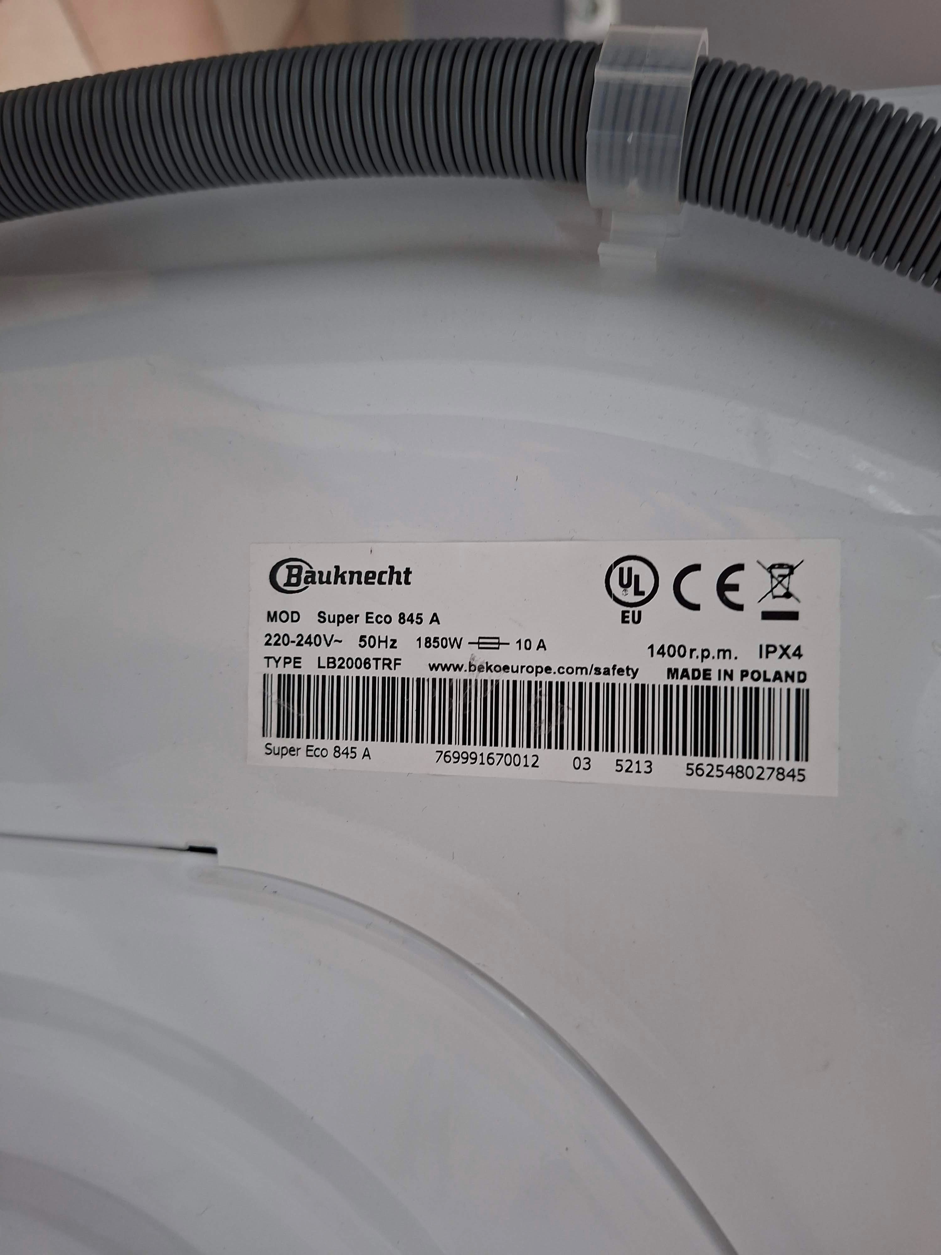 Veš mašina Bauknecht Super Eco 845 A (2), 8 kg