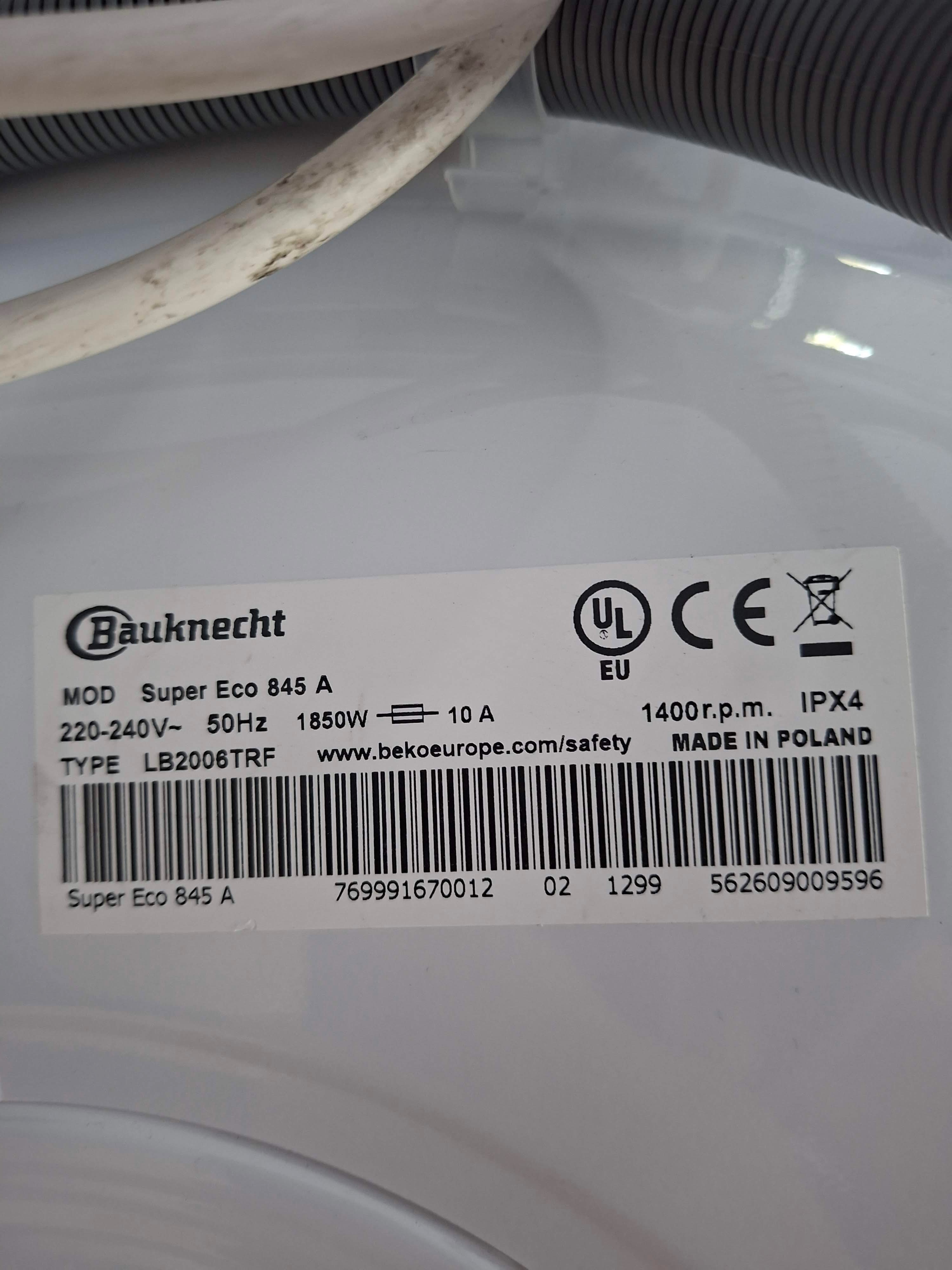Veš mašina Bauknecht Super Eco 845 A (2), 8 kg