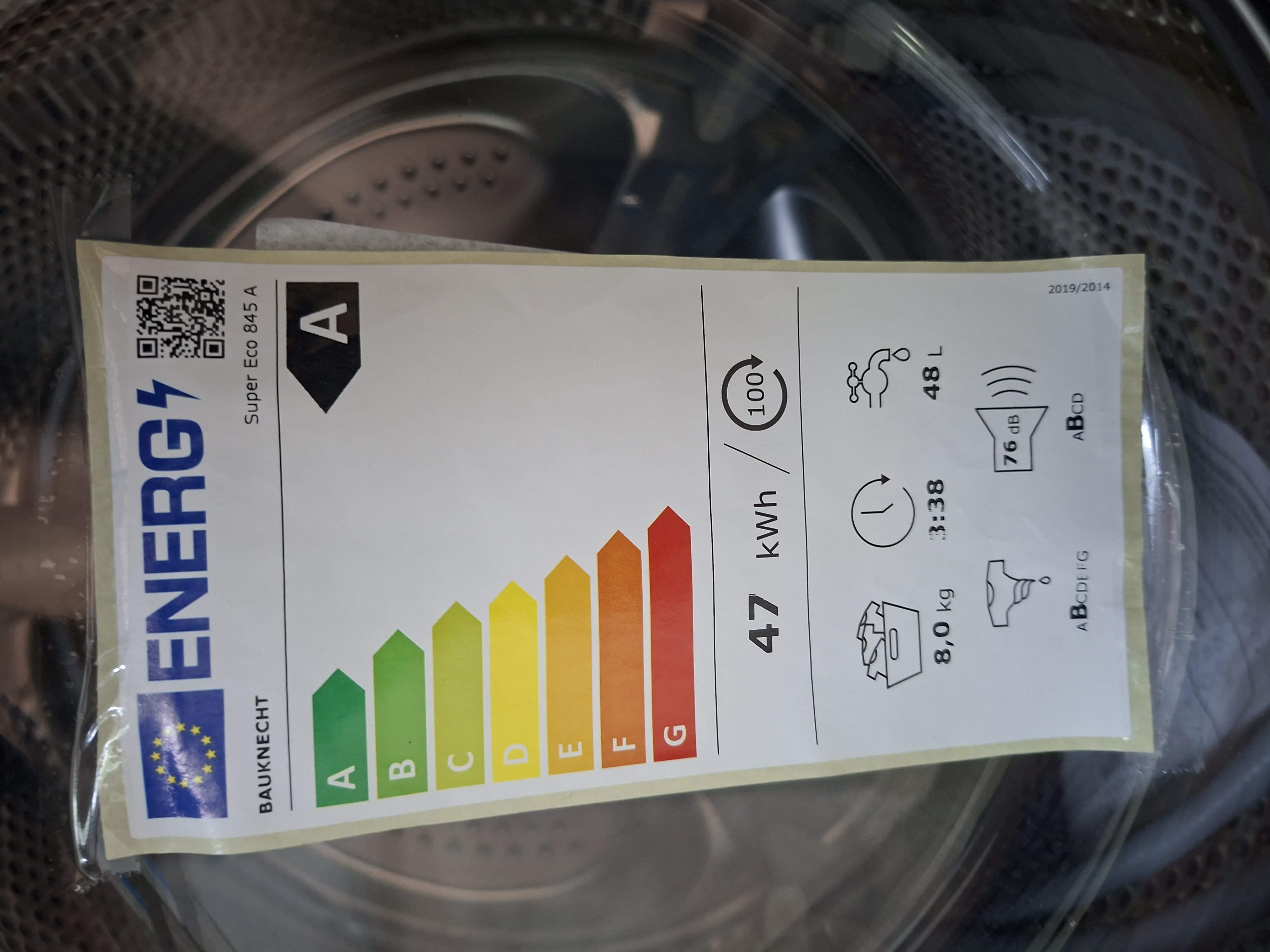 Veš mašina Bauknecht Super Eco 845 A (3), 8 kg