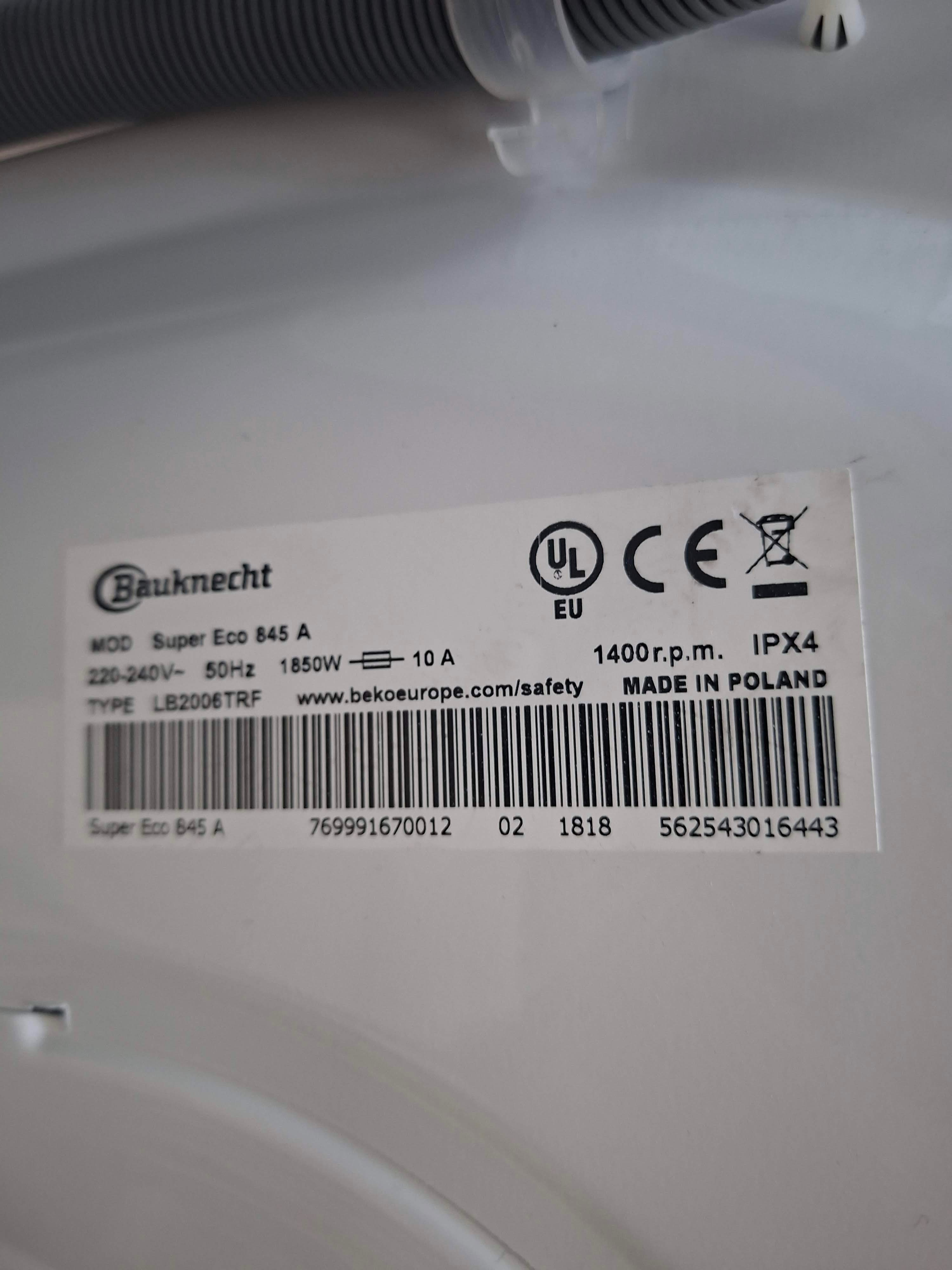 Veš mašina Bauknecht Super Eco 845 A (3), 8 kg