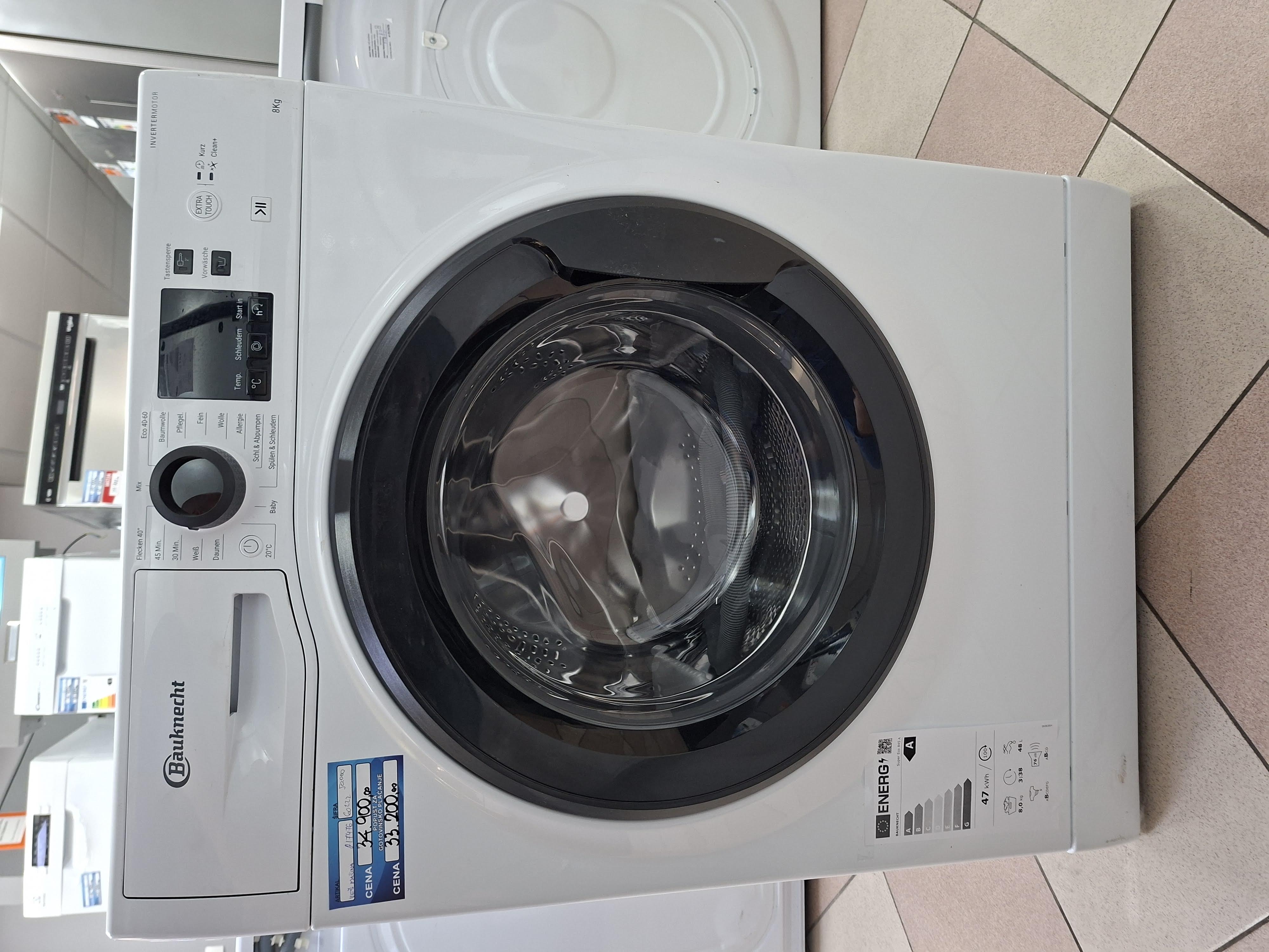 Veš mašina Bauknecht Super Eco 845 A (3), 8 kg