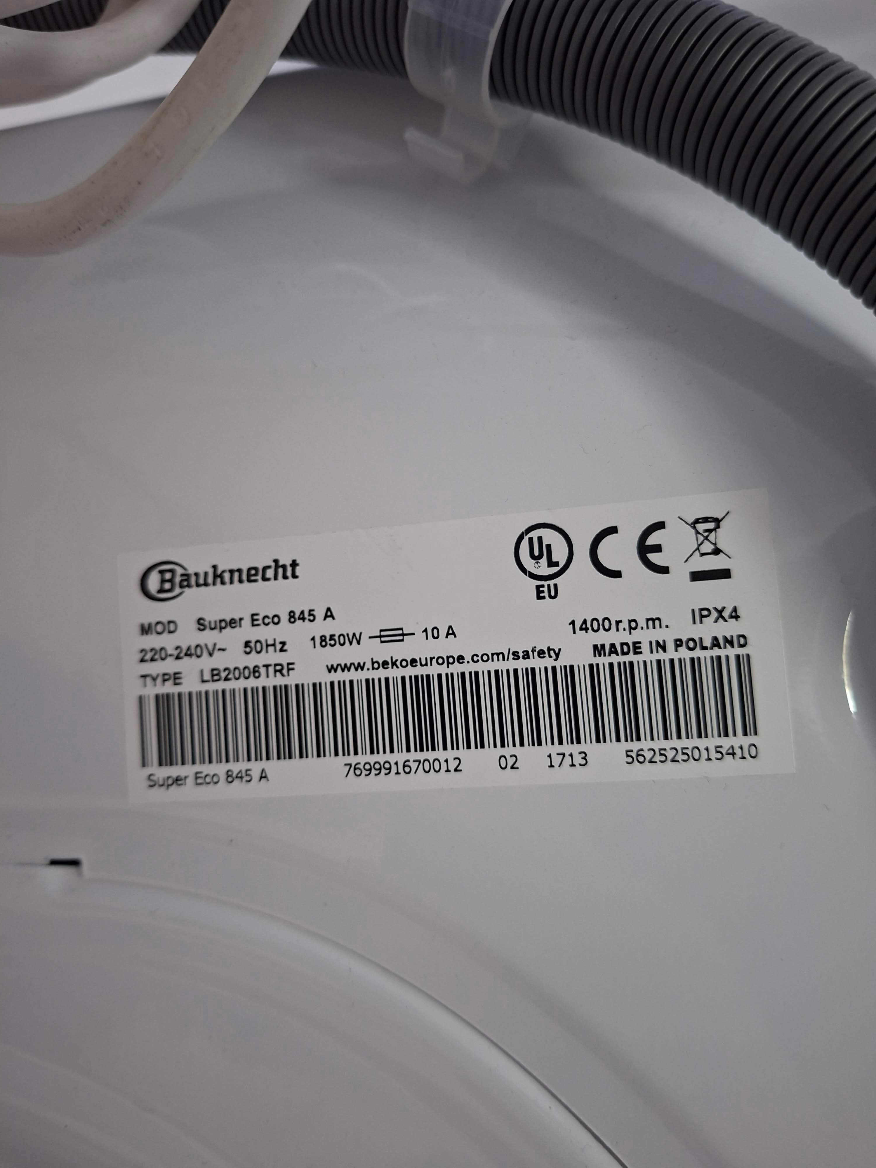 Veš mašina Bauknecht Super Eco 845 A, 8 kg