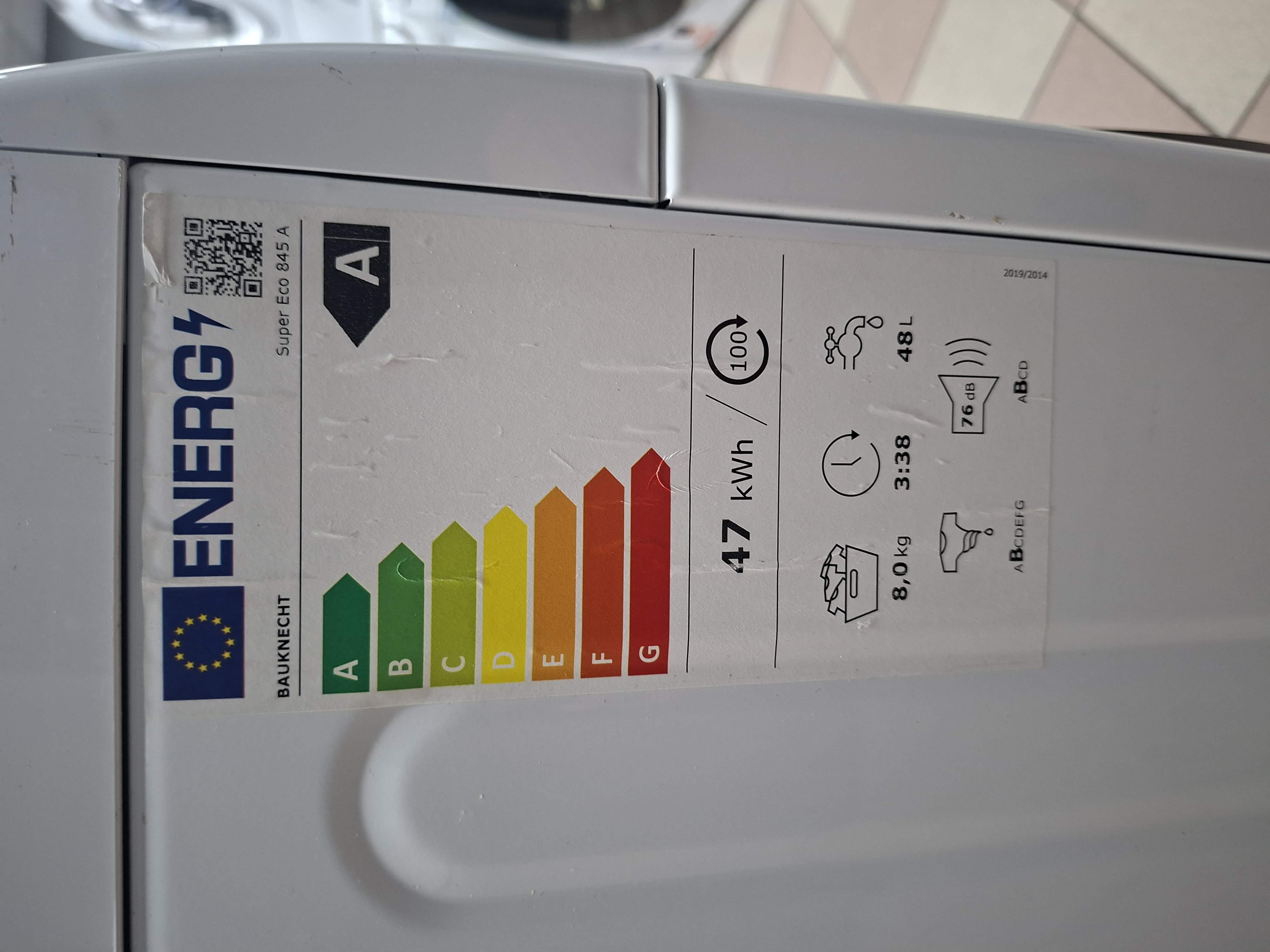 Veš mašina Bauknecht Super Eco 845 A, 8 kg