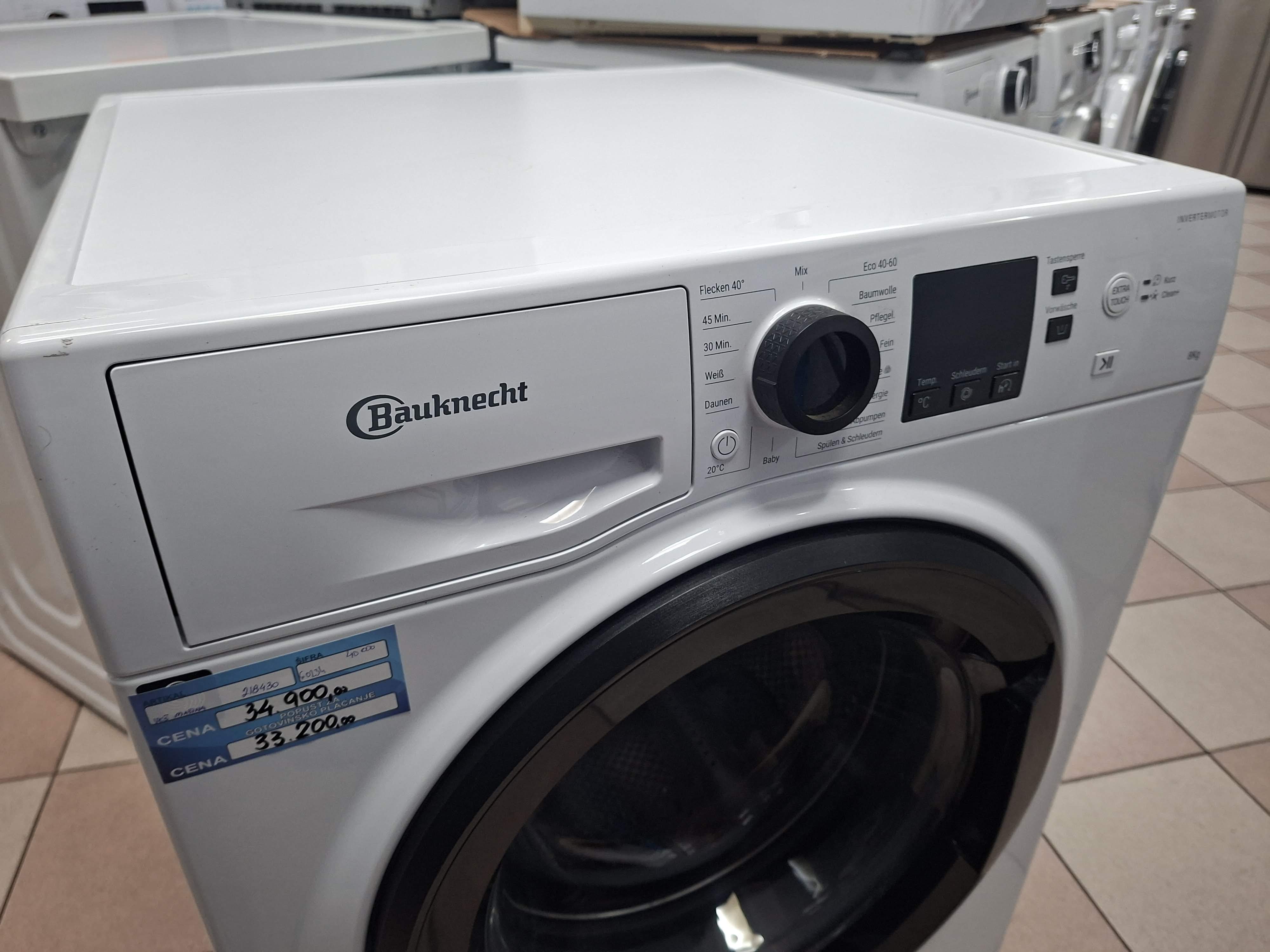 Veš mašina Bauknecht Super Eco 845 A, 8 kg