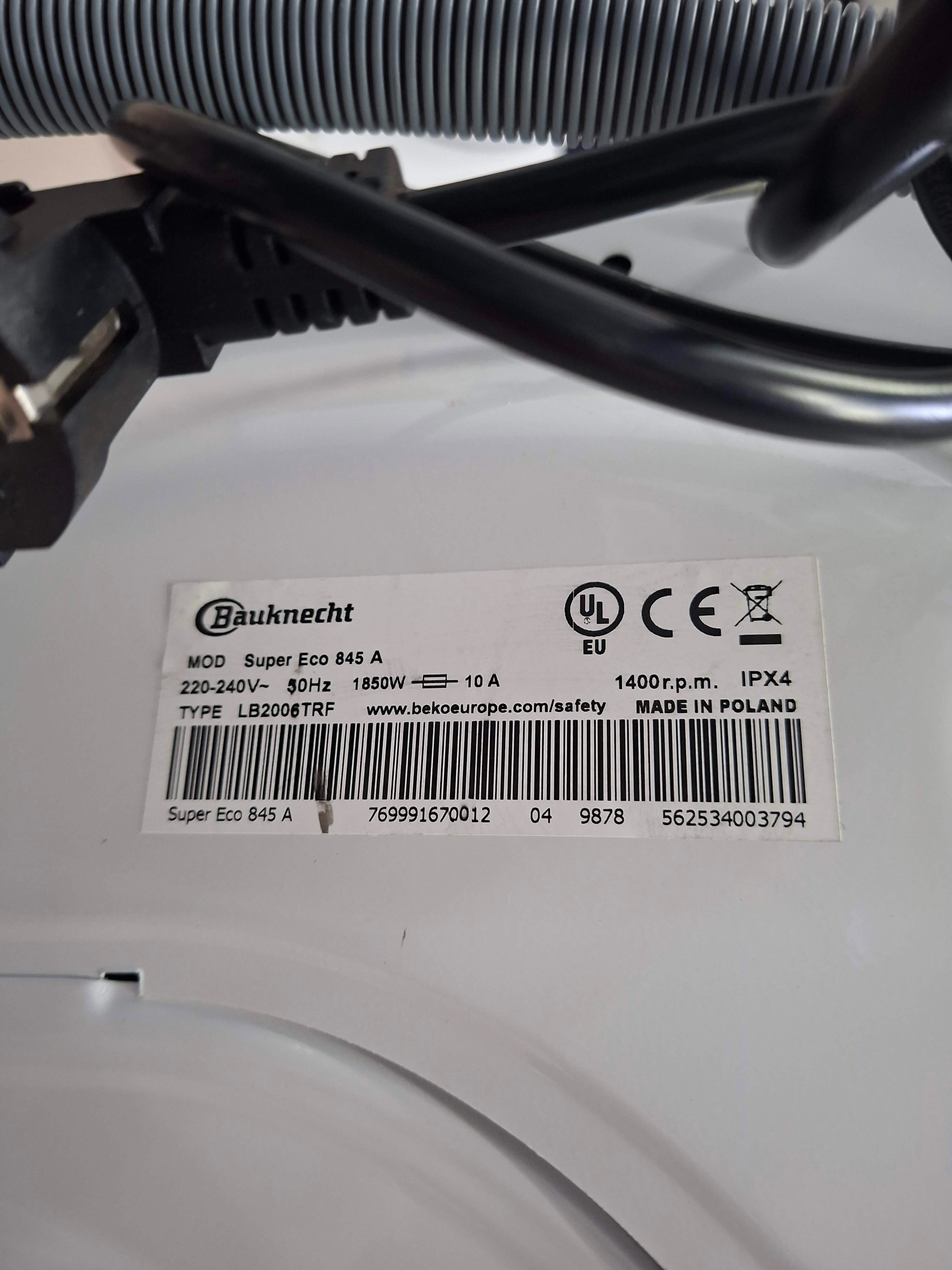 Veš mašina Bauknecht Super Eco 845 A, 8 kg