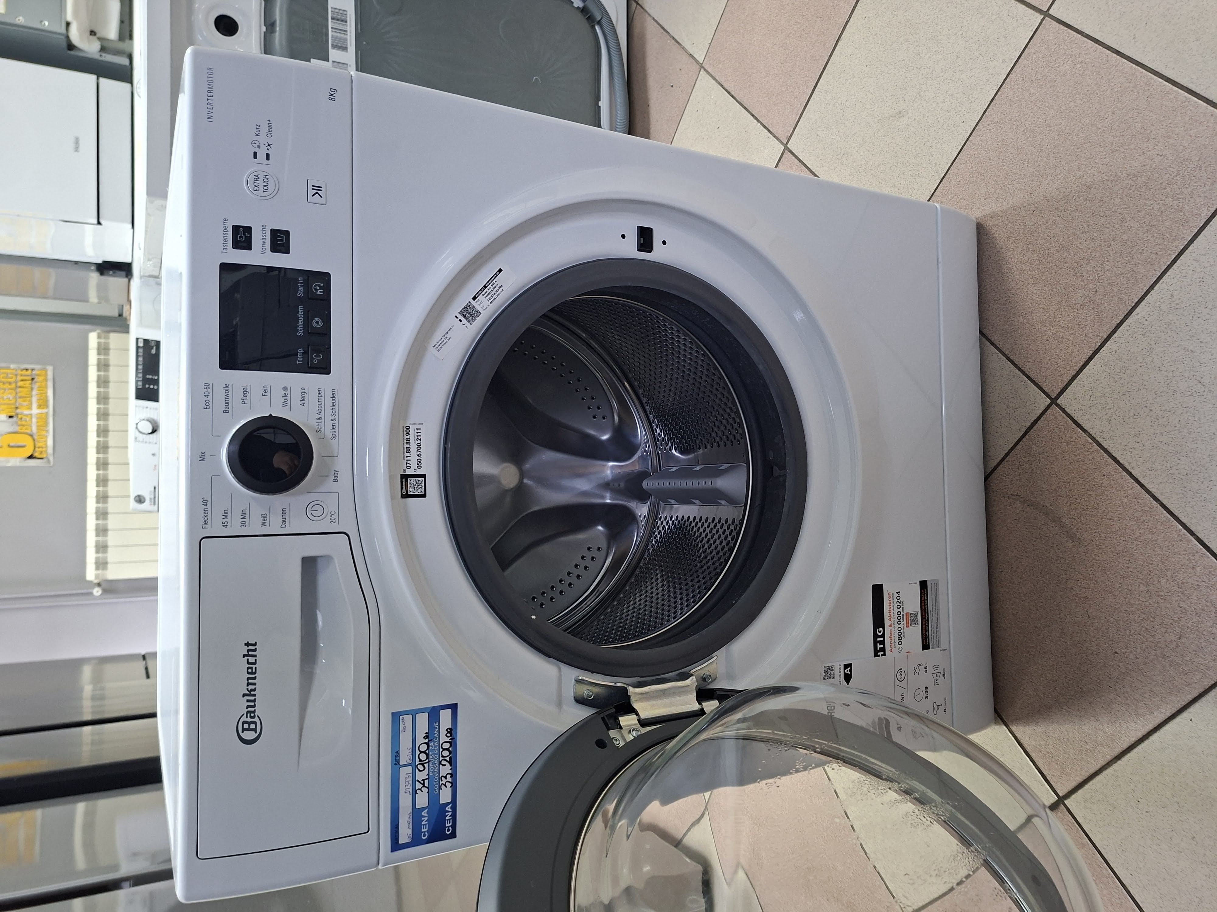 Veš mašina Bauknecht Super Eco 845 A, 8 kg