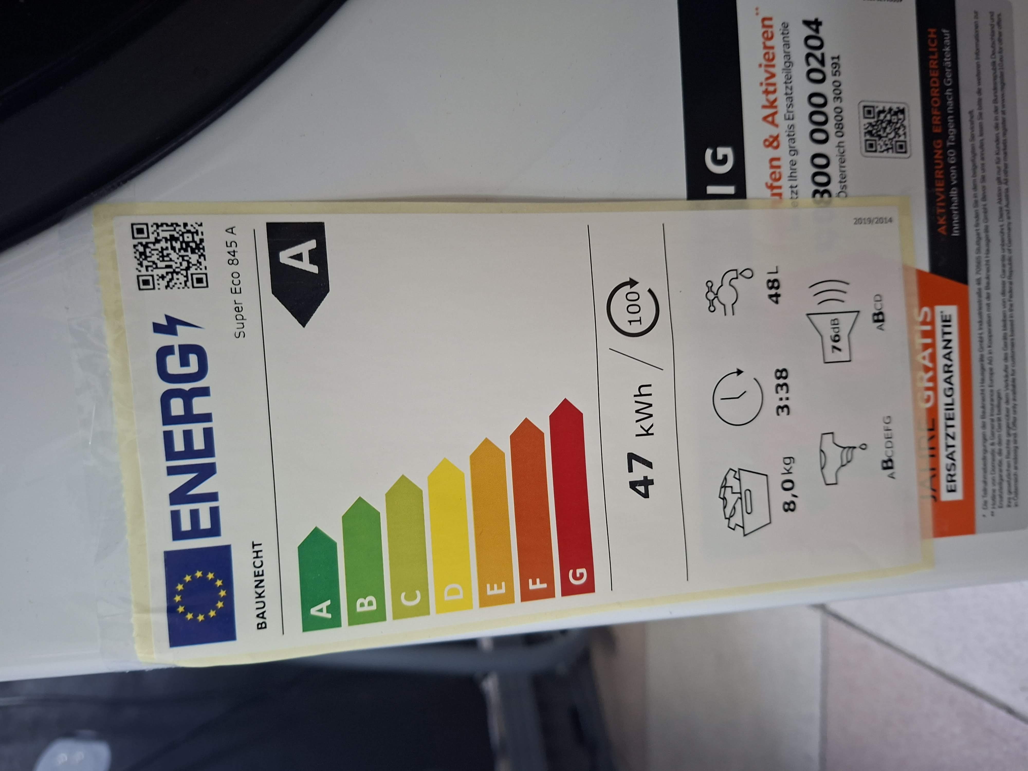 Veš mašina Bauknecht Super Eco 845 A, 8 kg