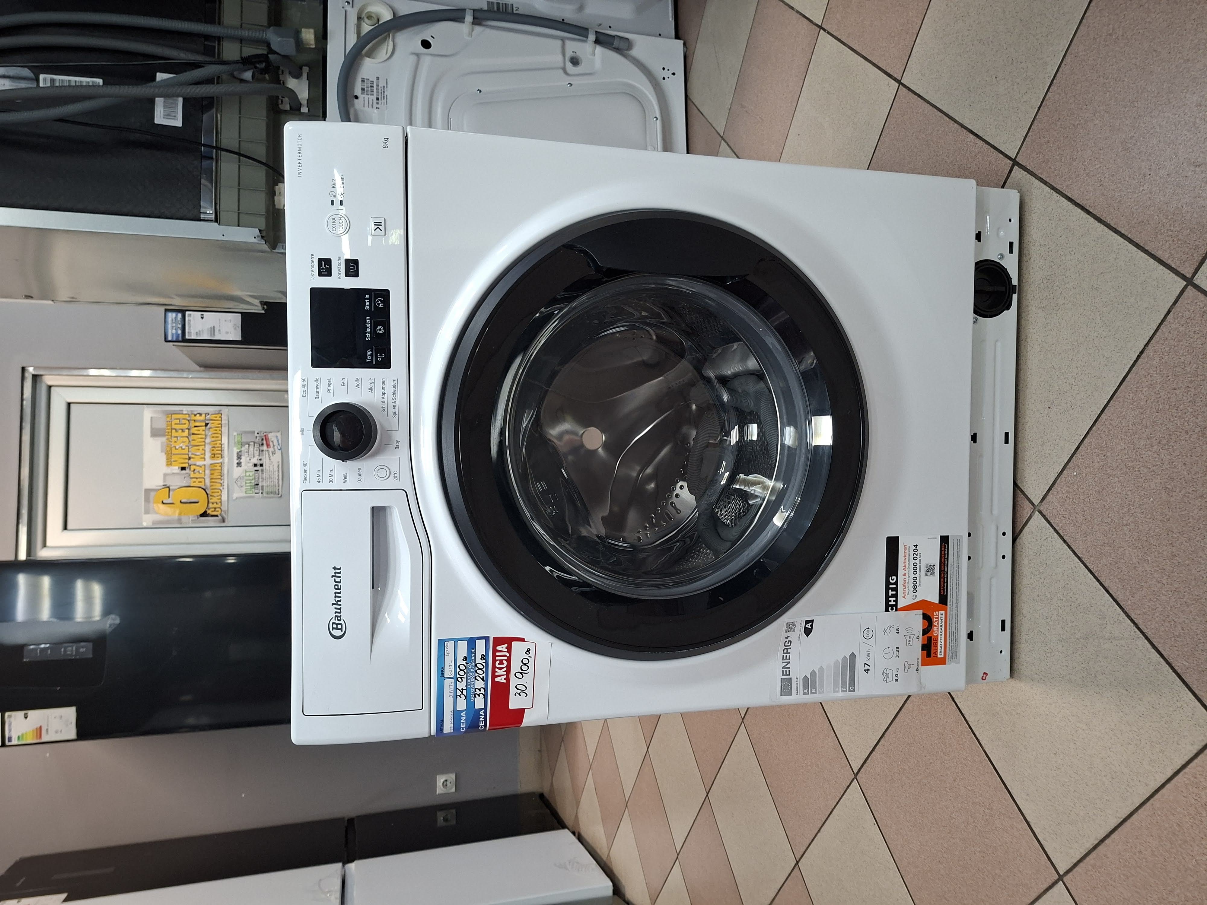 Veš mašina Bauknecht Super Eco 845 A, 8 kg