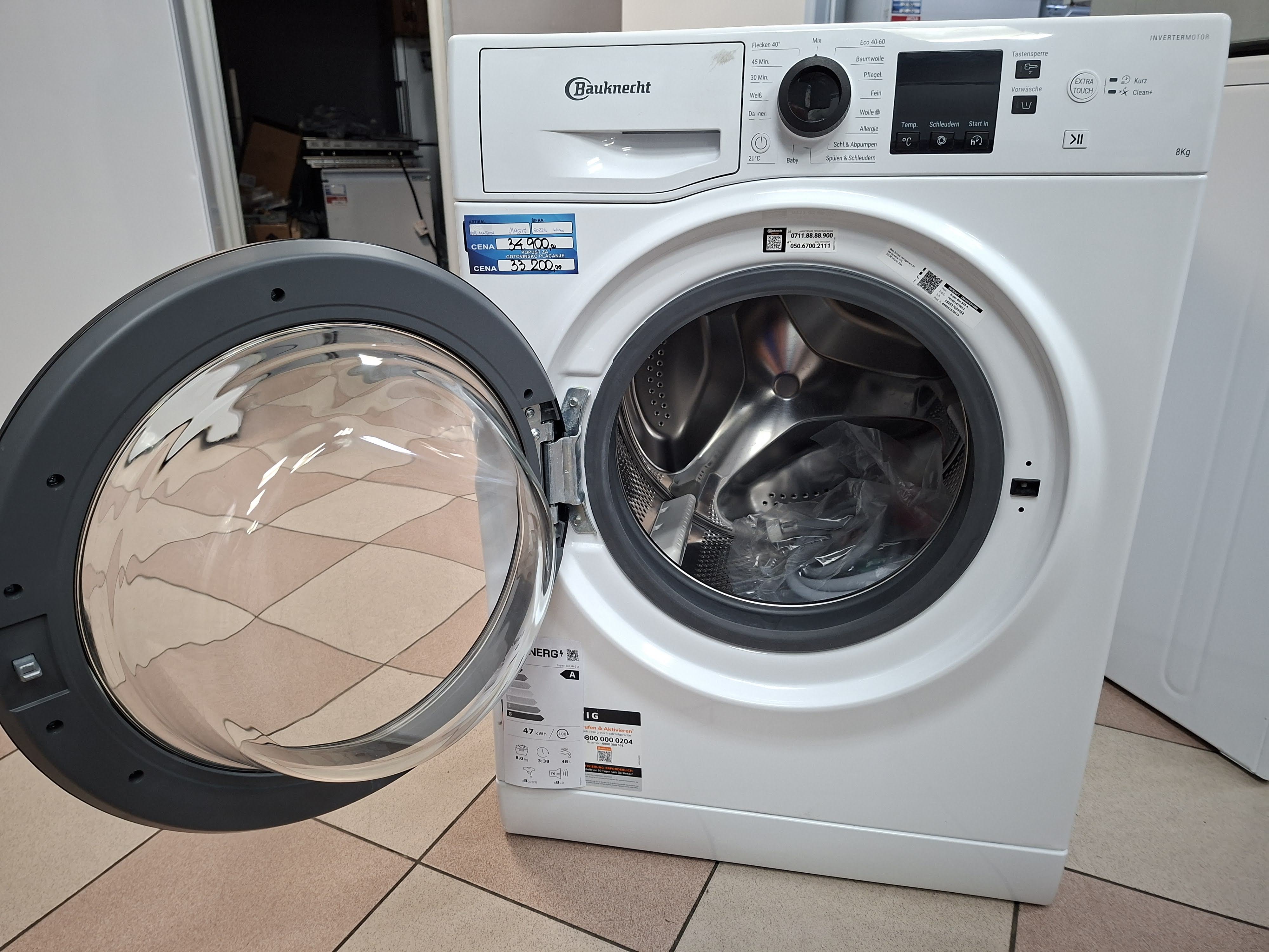 Veš mašina Bauknecht Super Eco 845 A, 8 kg
