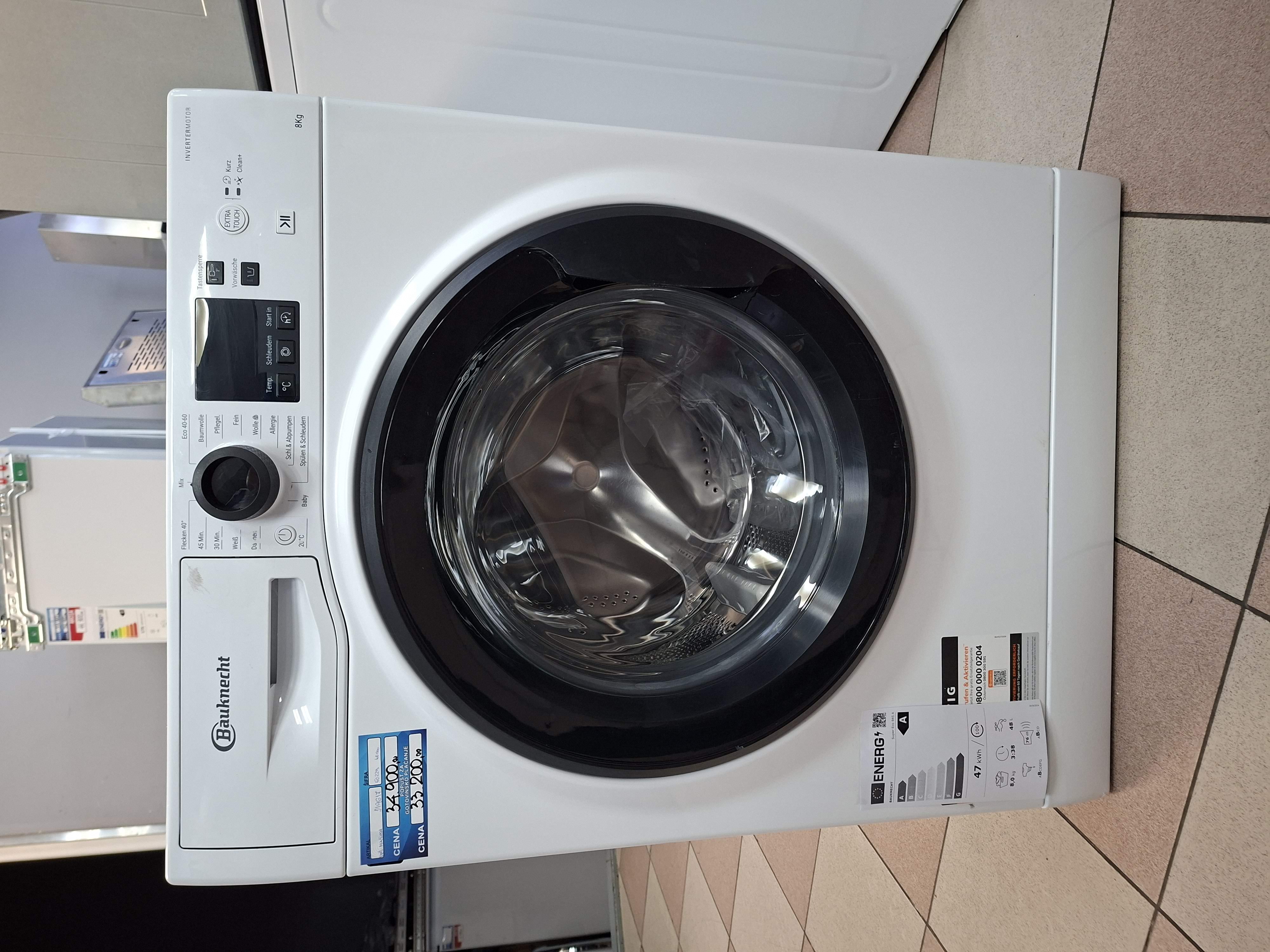 Veš mašina Bauknecht Super Eco 845 A, 8 kg