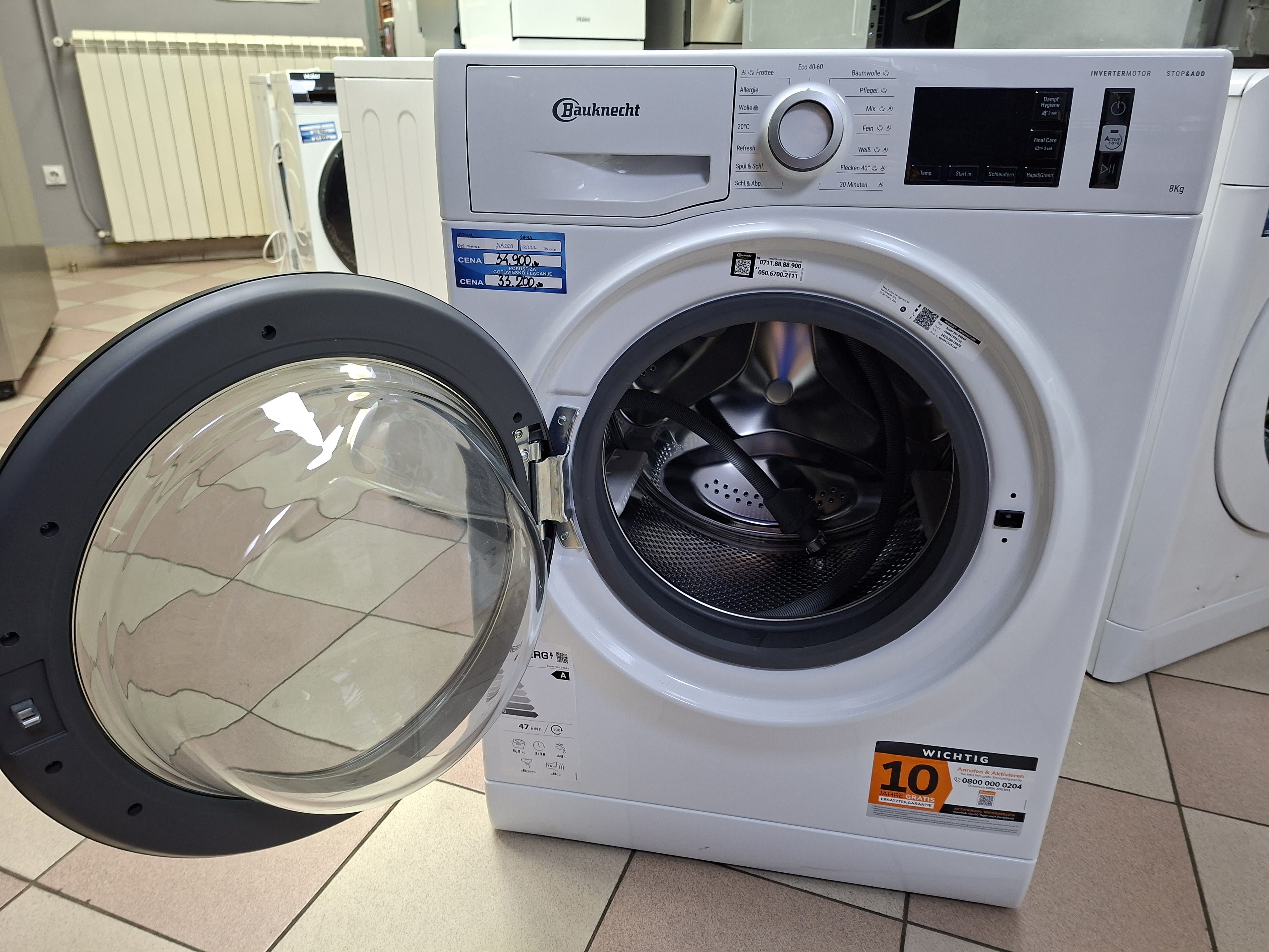 Veš mašina Bauknecht Super Eco 8464 A, 8 kg