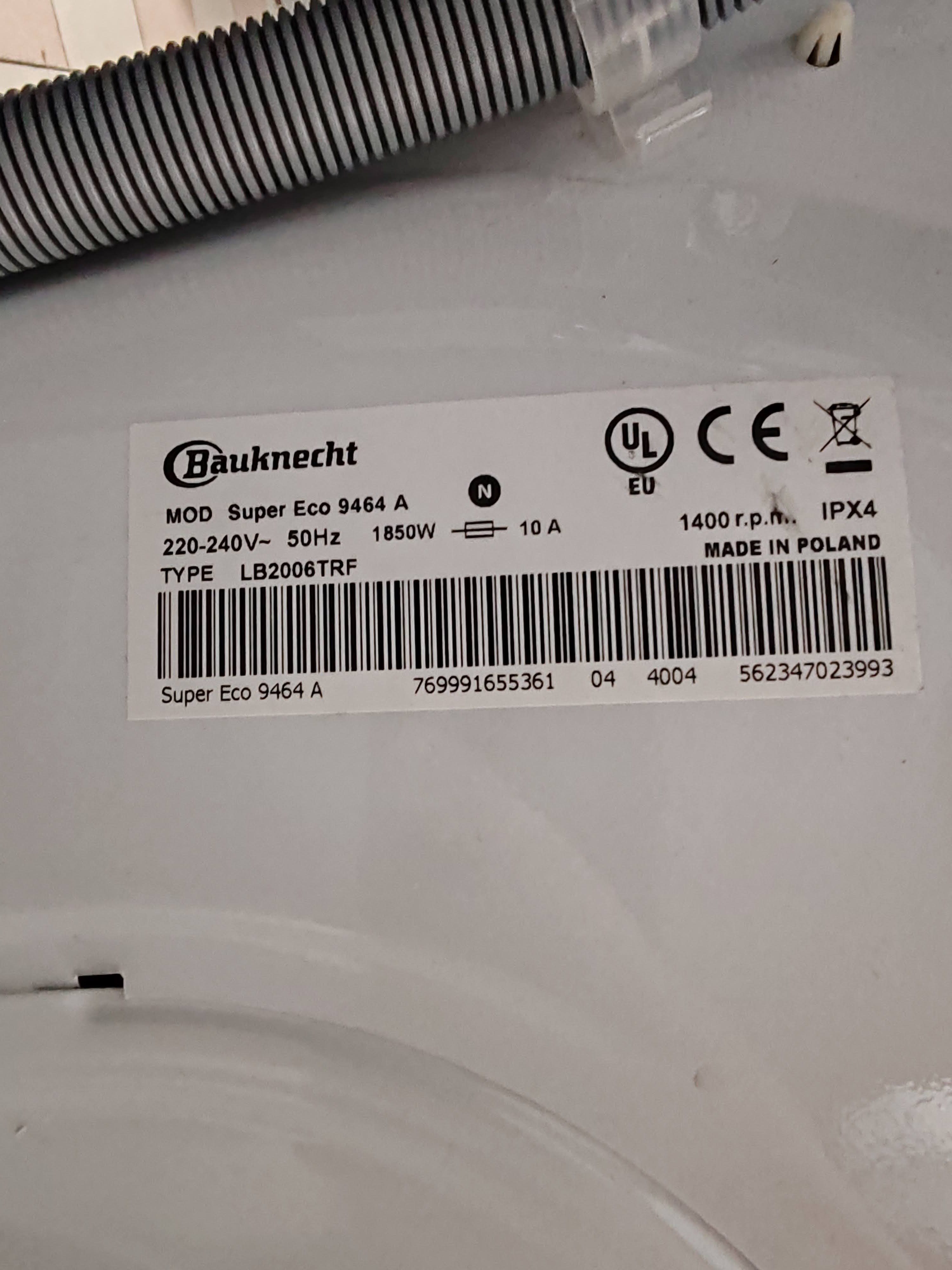 Veš mašina Bauknecht Super Eco 9464 A, 9 kg