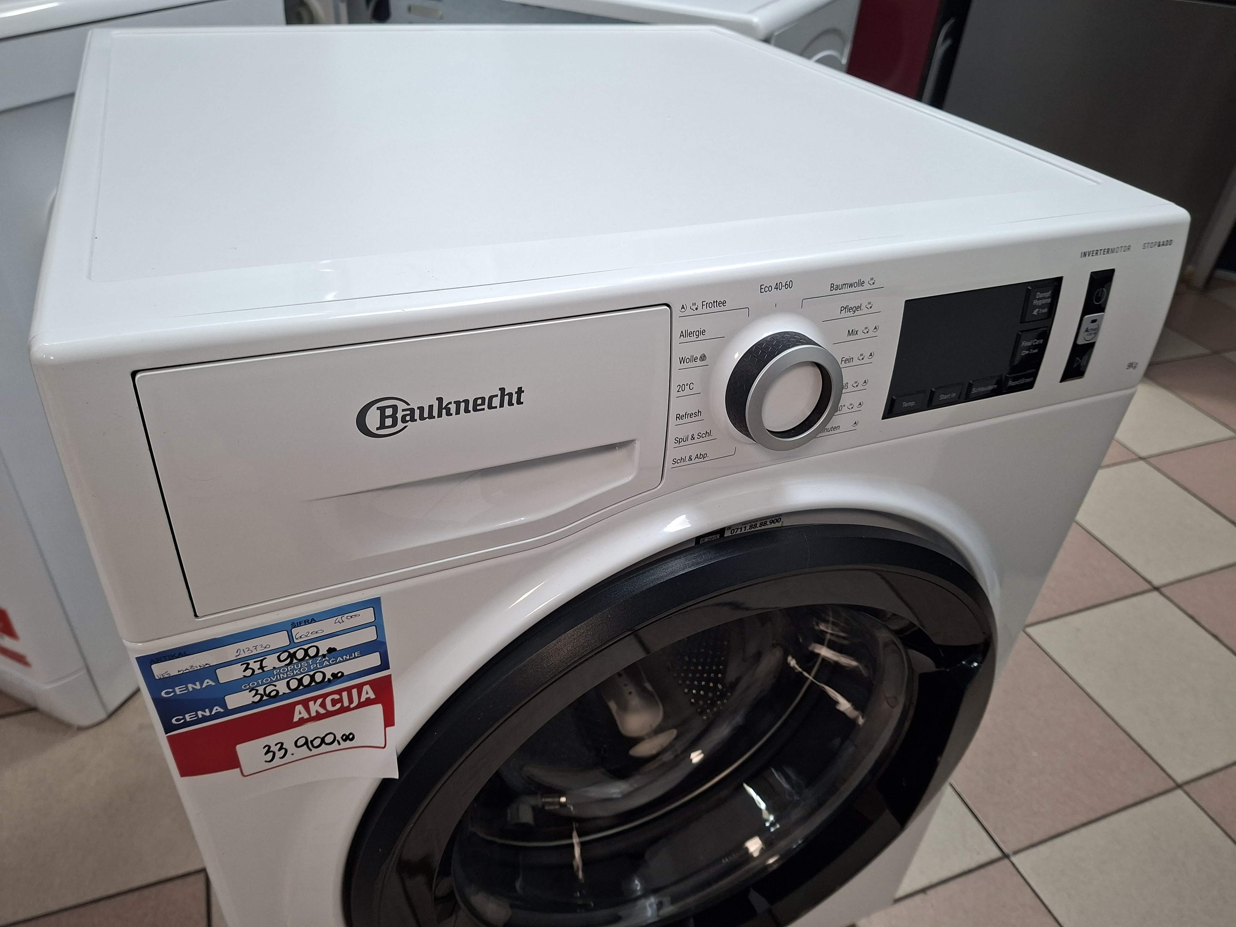 Veš mašina Bauknecht Super Eco 9464 A, 9 kg