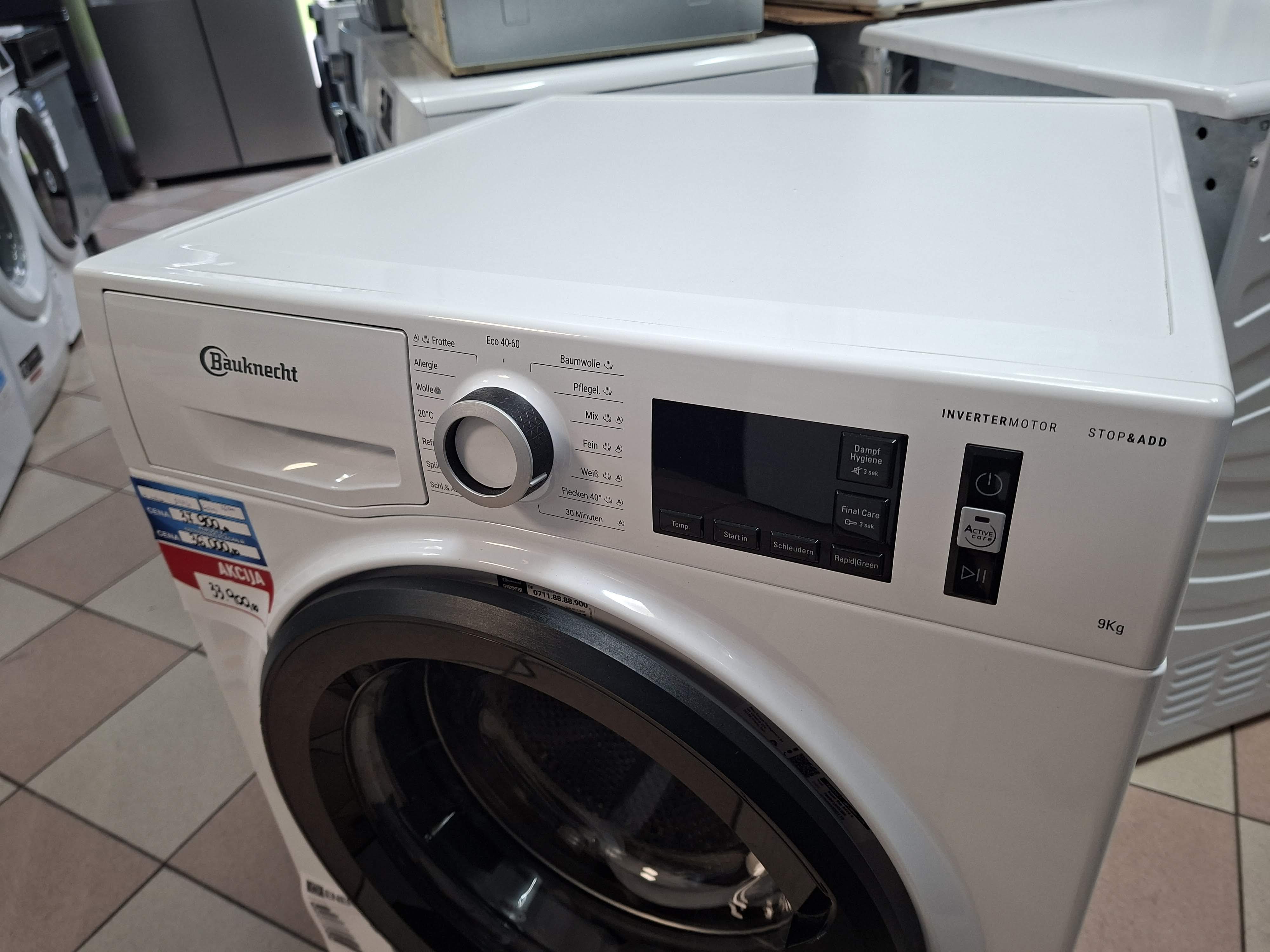Veš mašina Bauknecht Super Eco 9464 A, 9 kg