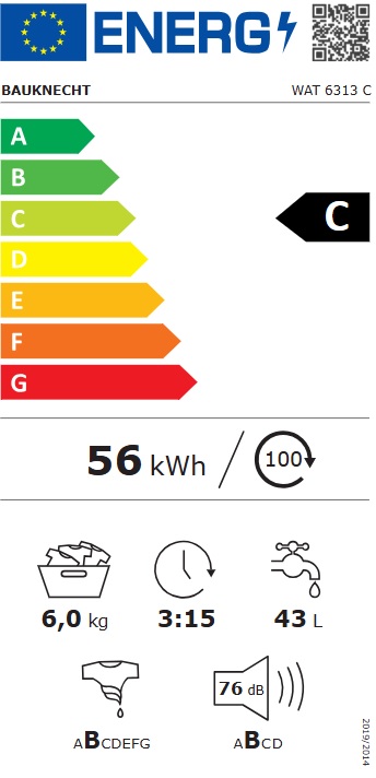Veš mašina Bauknecht WAT 6313 C, 6 kg