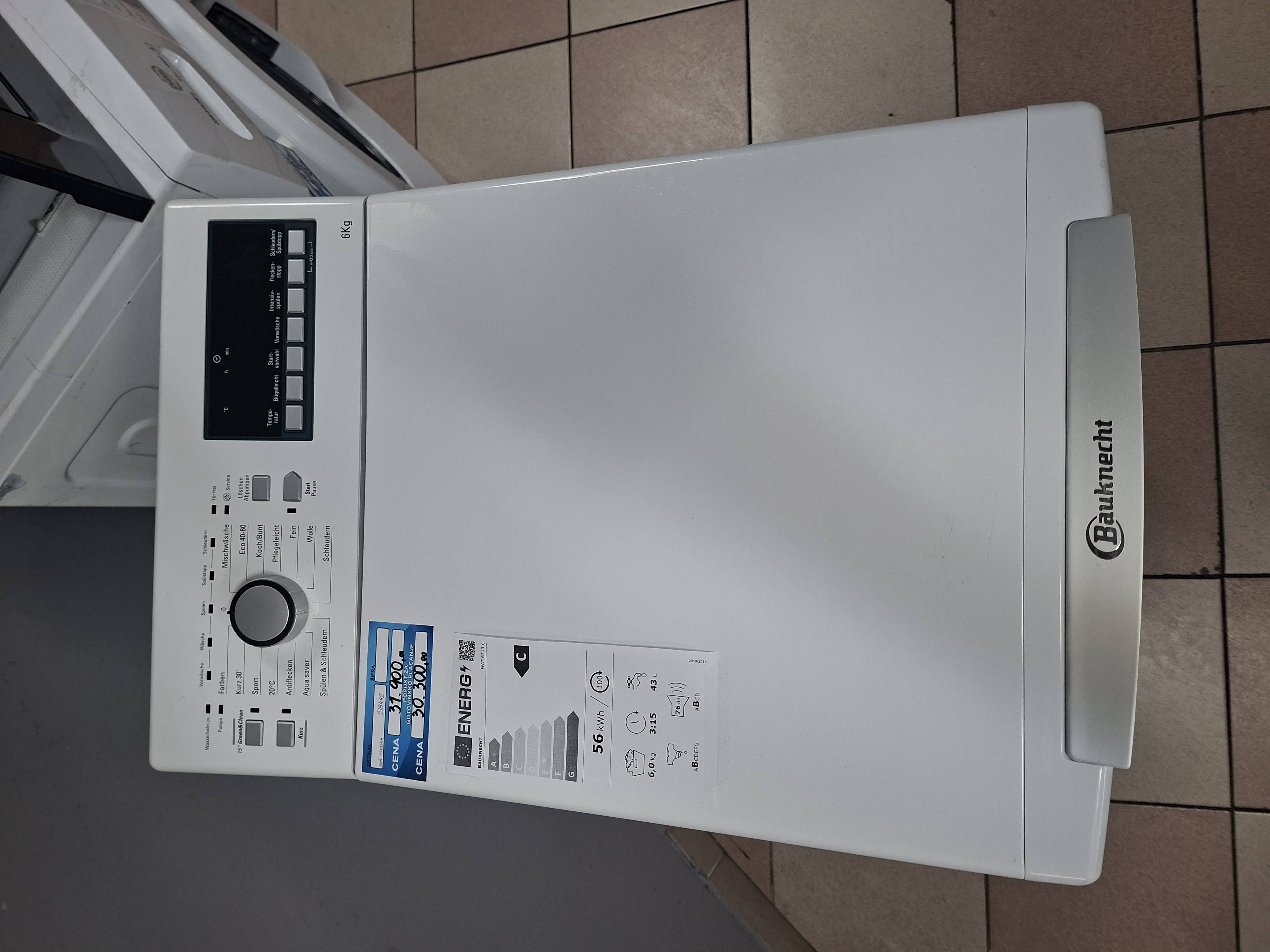 Veš mašina Bauknecht WAT 6313 C, 6 kg