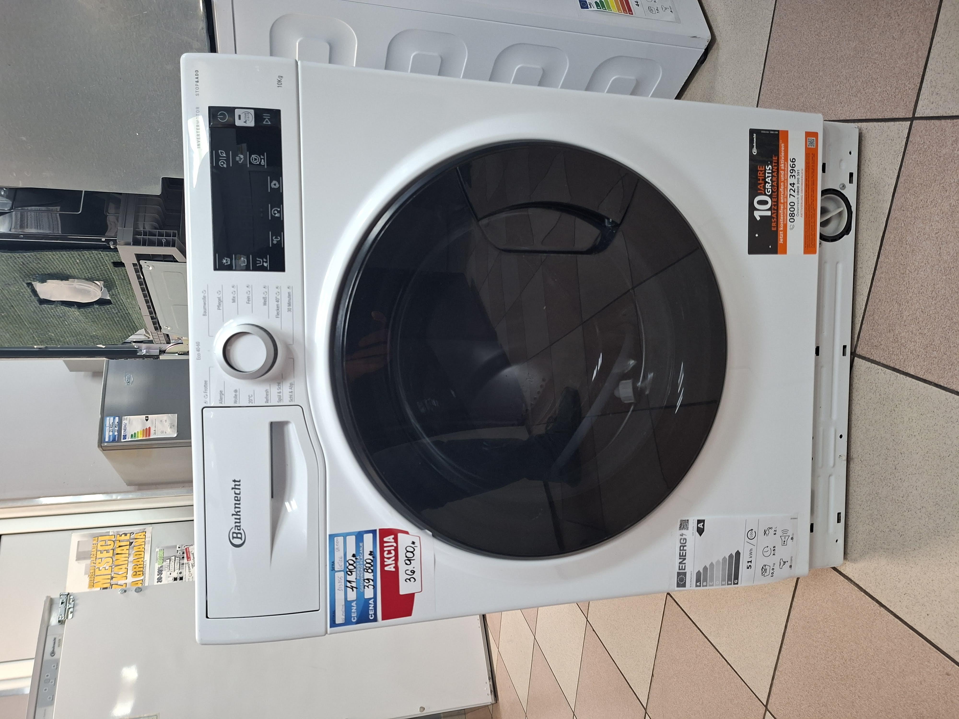 Veš mašina Bauknecht WM Elite 10 A, 10 kg