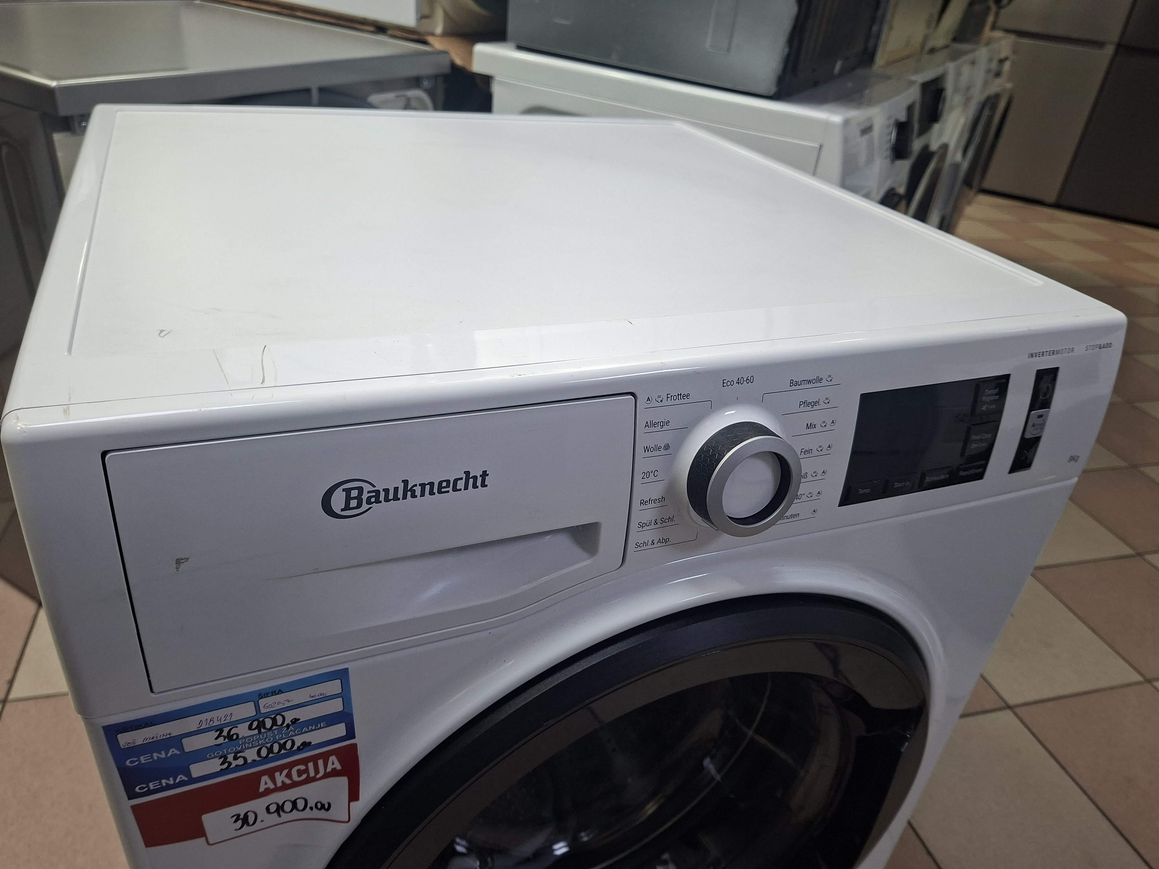 Veš mašina Bauknecht WM PURE 8AA , 8 kg