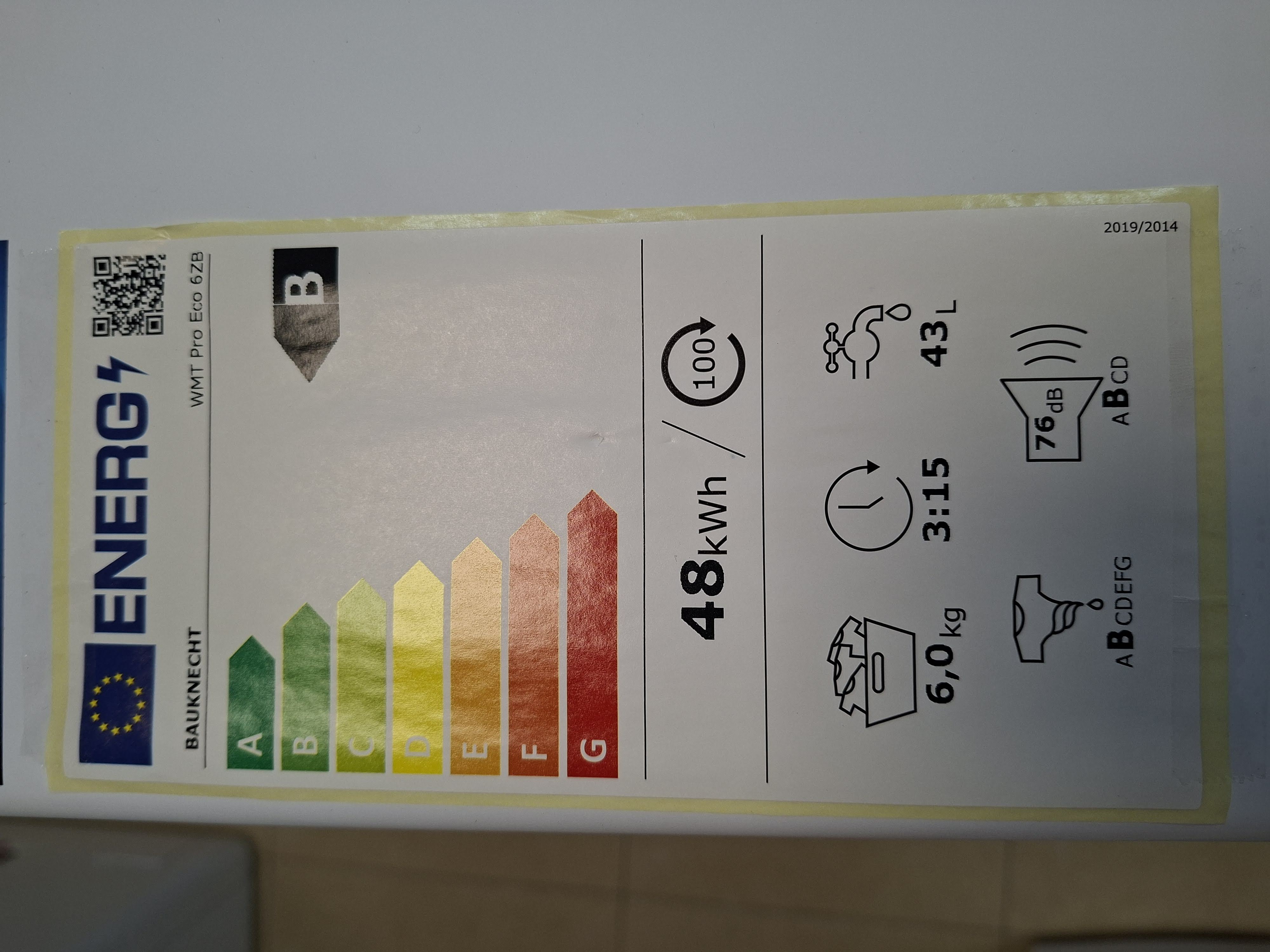 Veš mašina Bauknecht WMT Pro Eco 6ZB, 6kg, Zen motor