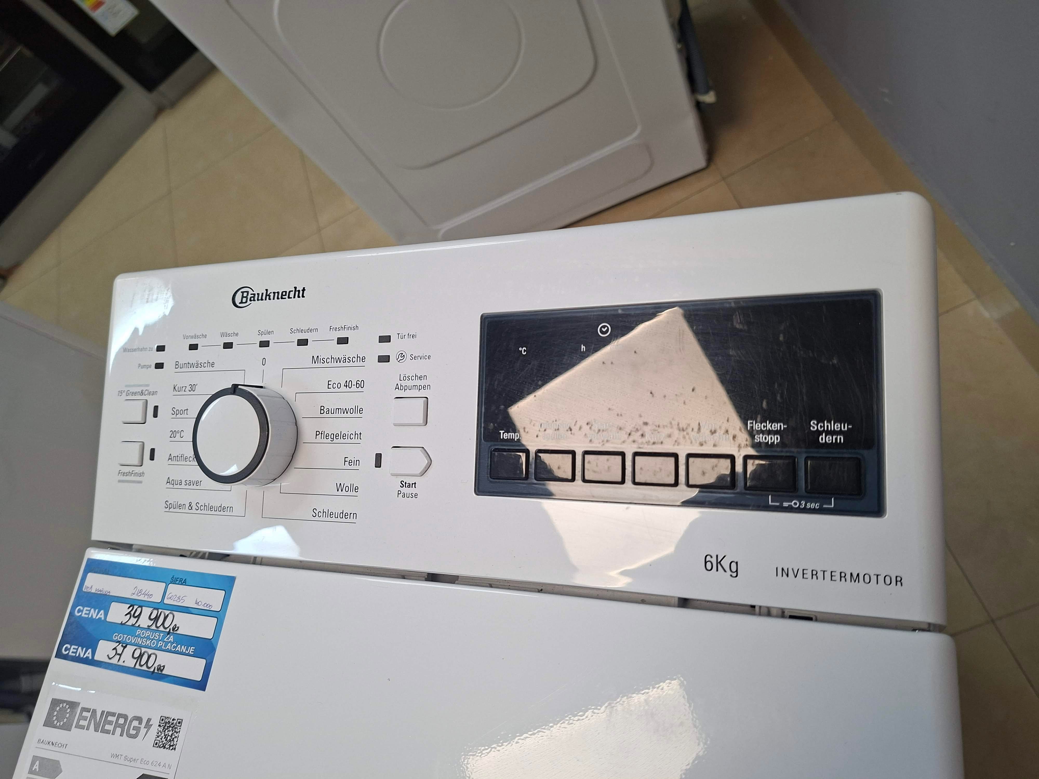 Veš mašina Bauknecht WMT Super Eco 624 A N , 6 kg