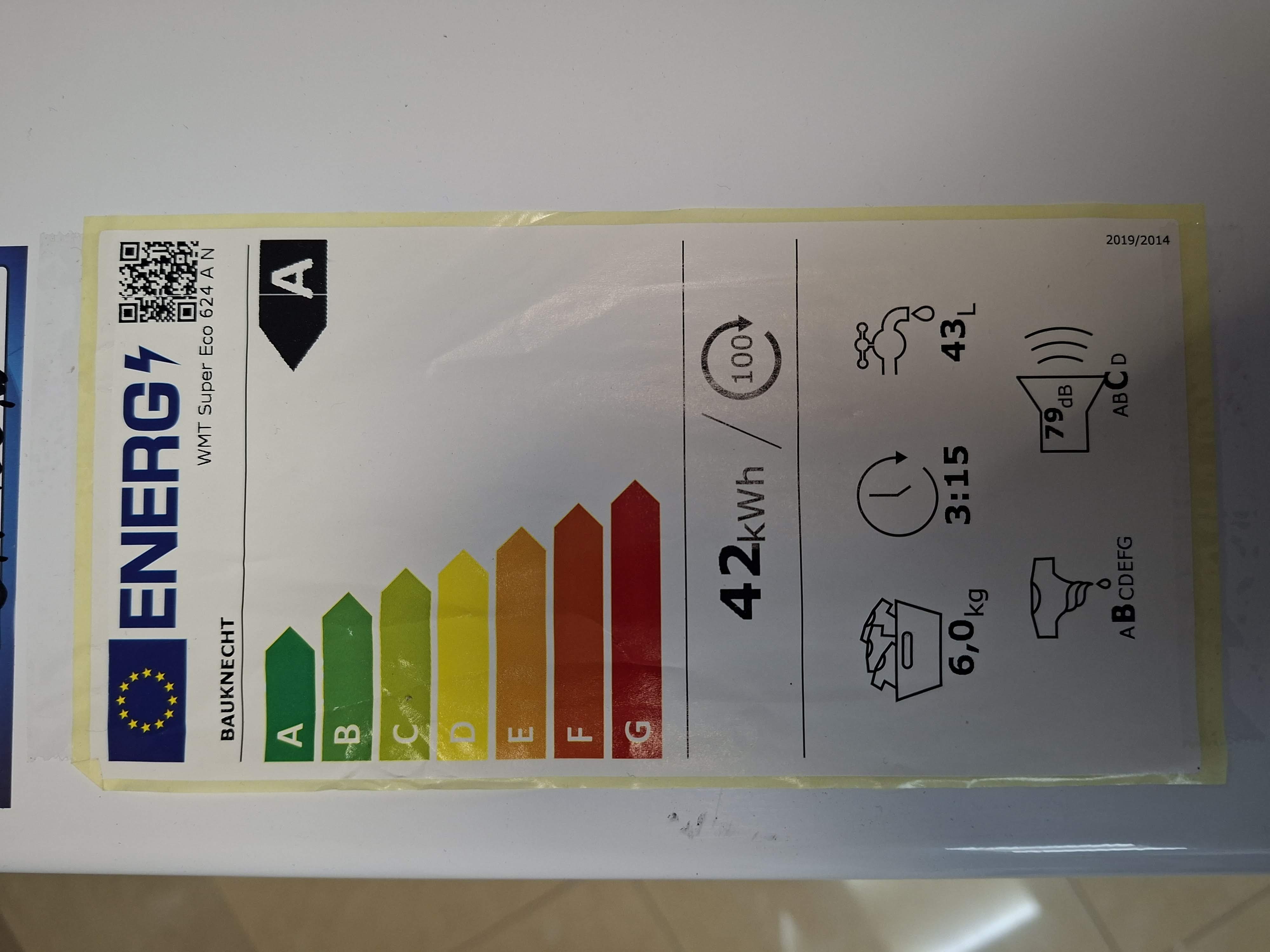 Veš mašina Bauknecht WMT Super Eco 624 A N , 6 kg
