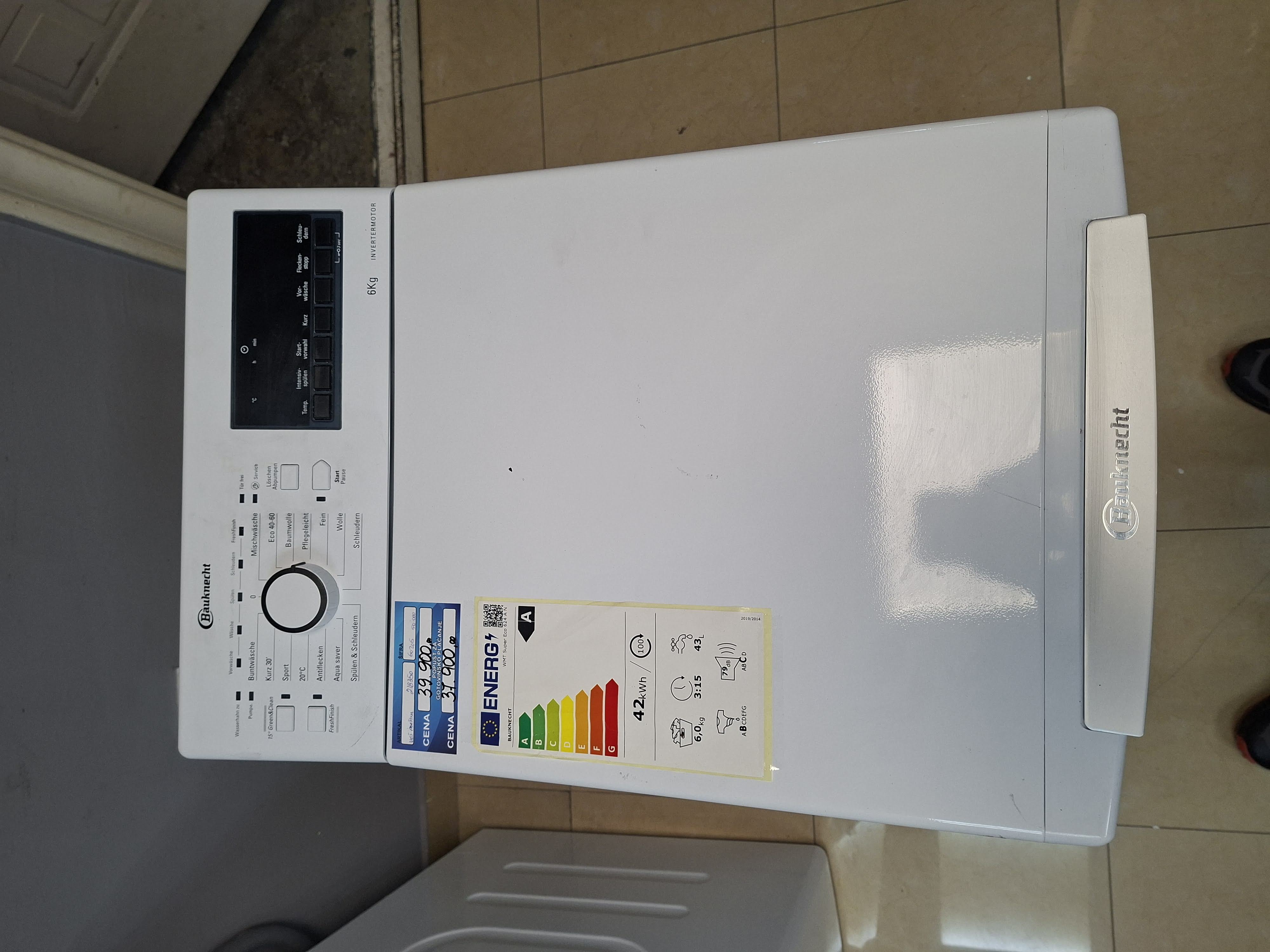 Veš mašina Bauknecht WMT Super Eco 624 A N , 6 kg