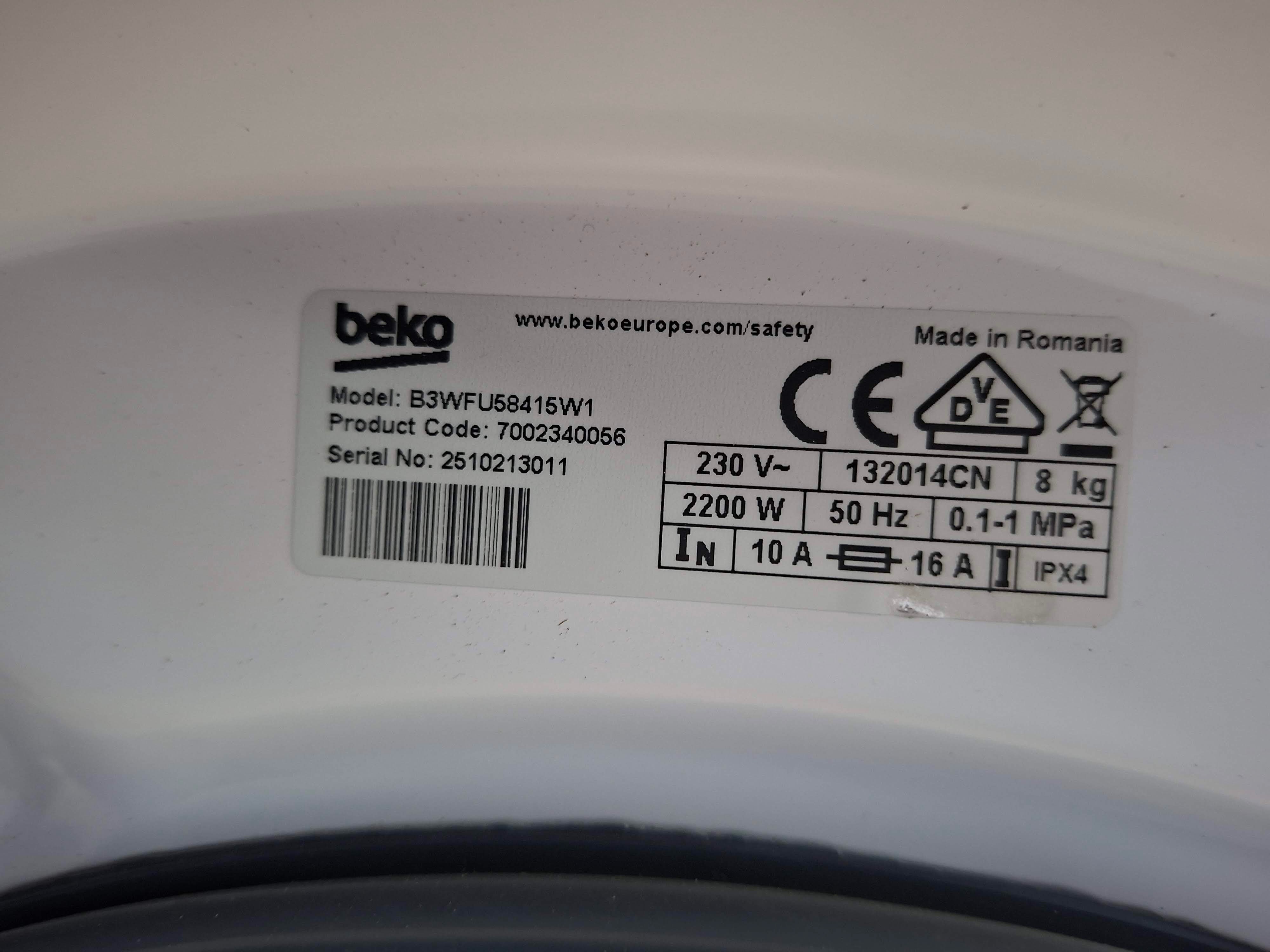 Veš mašina Beko B3WFU58415W1 , 8kg