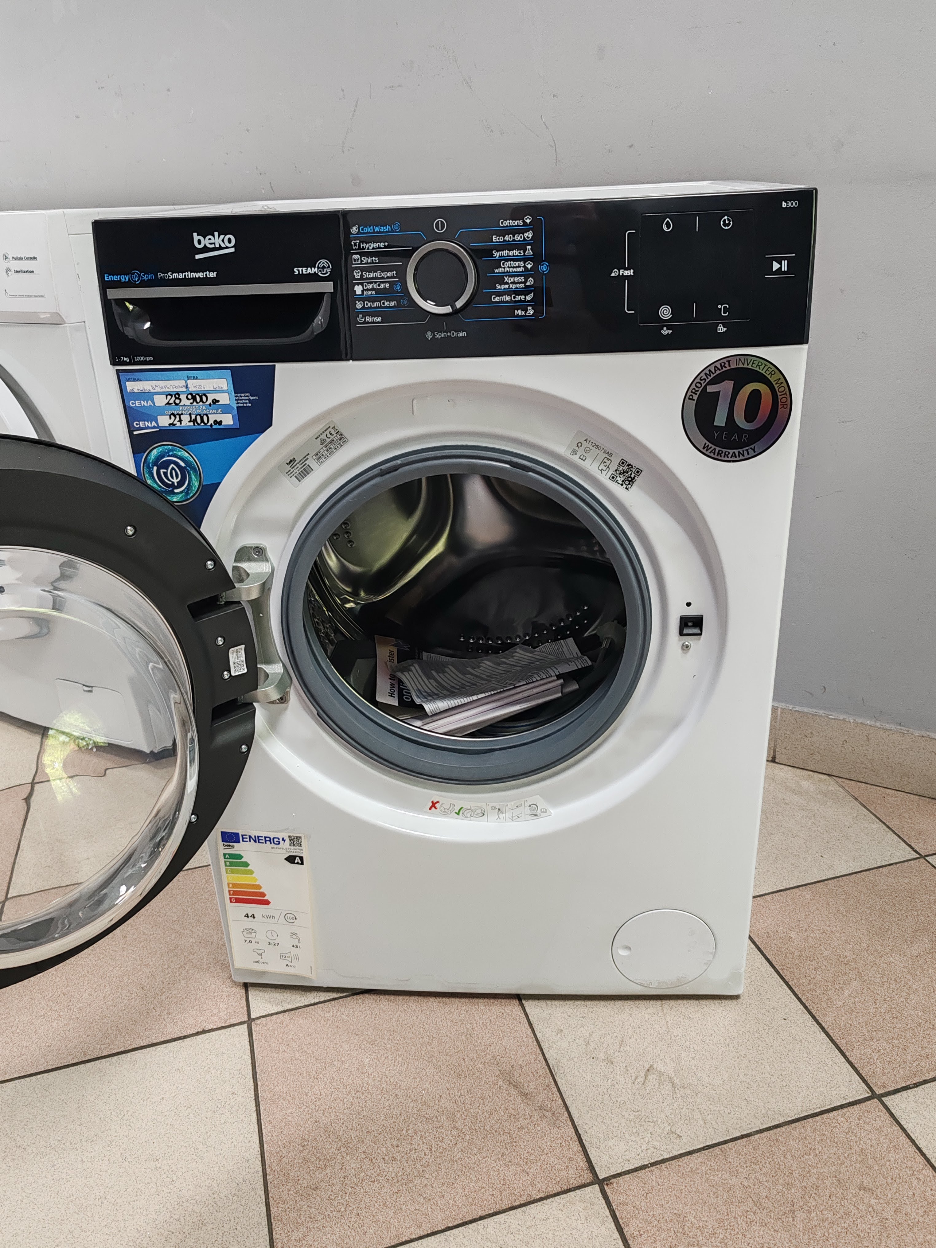 Veš mašina Beko BM3WFSU37013WPBB, 7kg