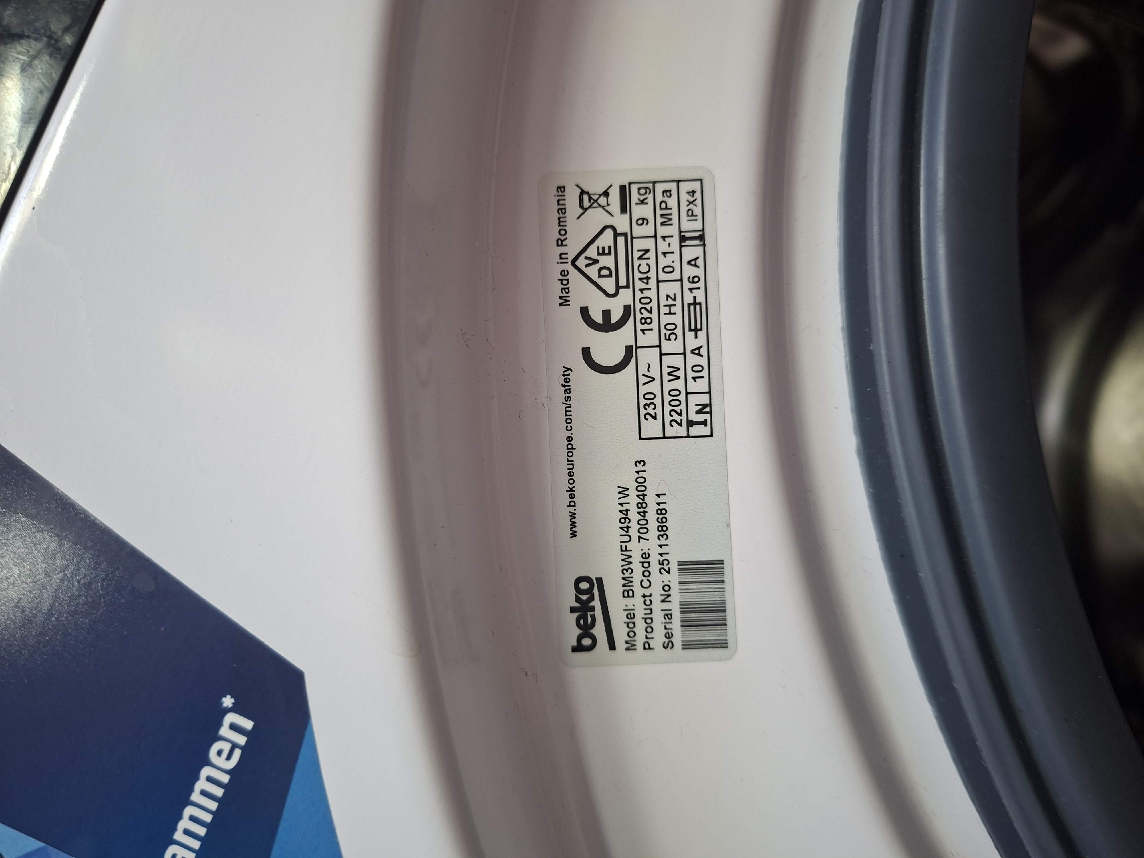 Veš mašina Beko BM3WFU4941W, 9kg