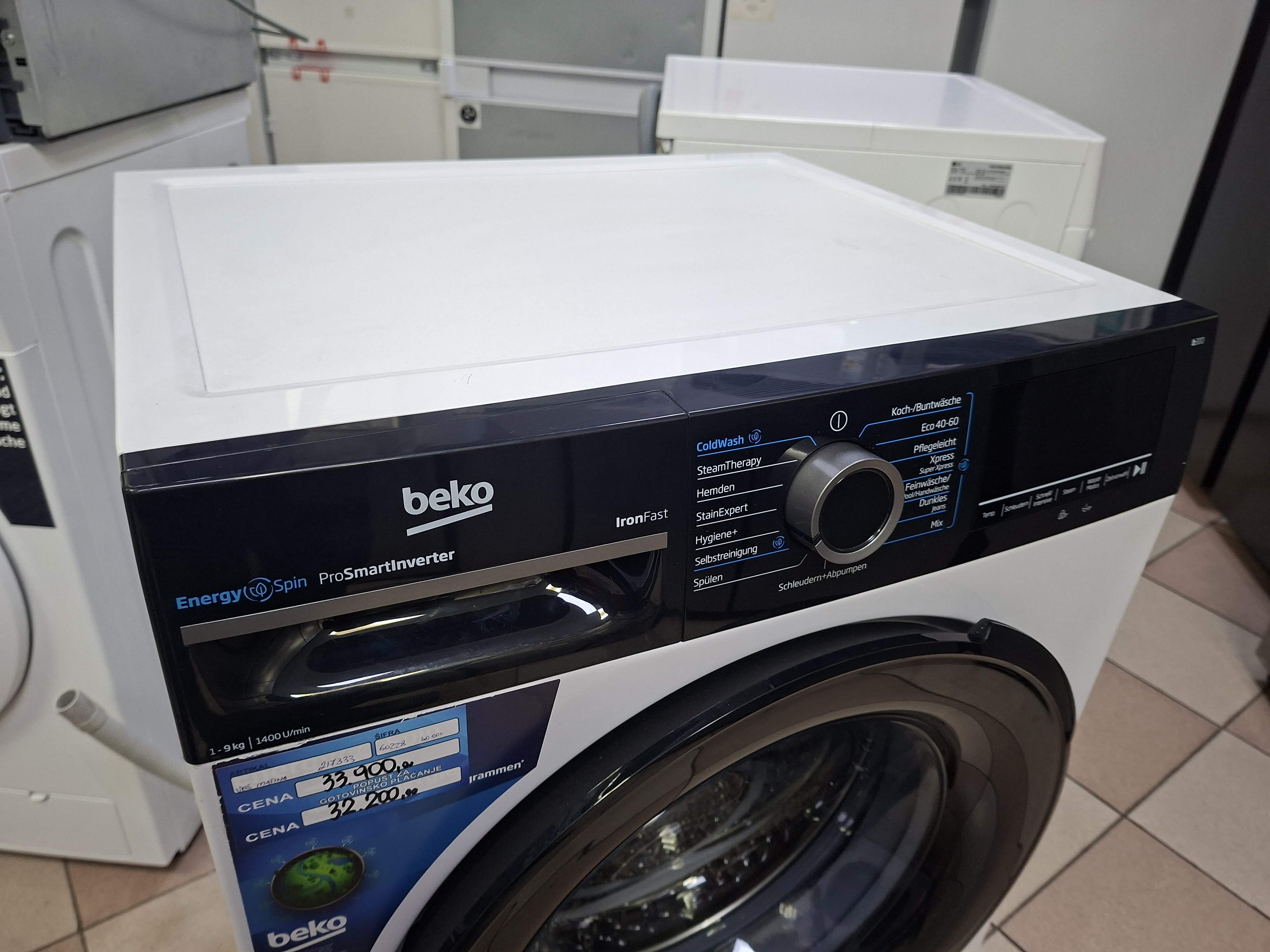 Veš mašina Beko BM3WFU4941W, 9kg