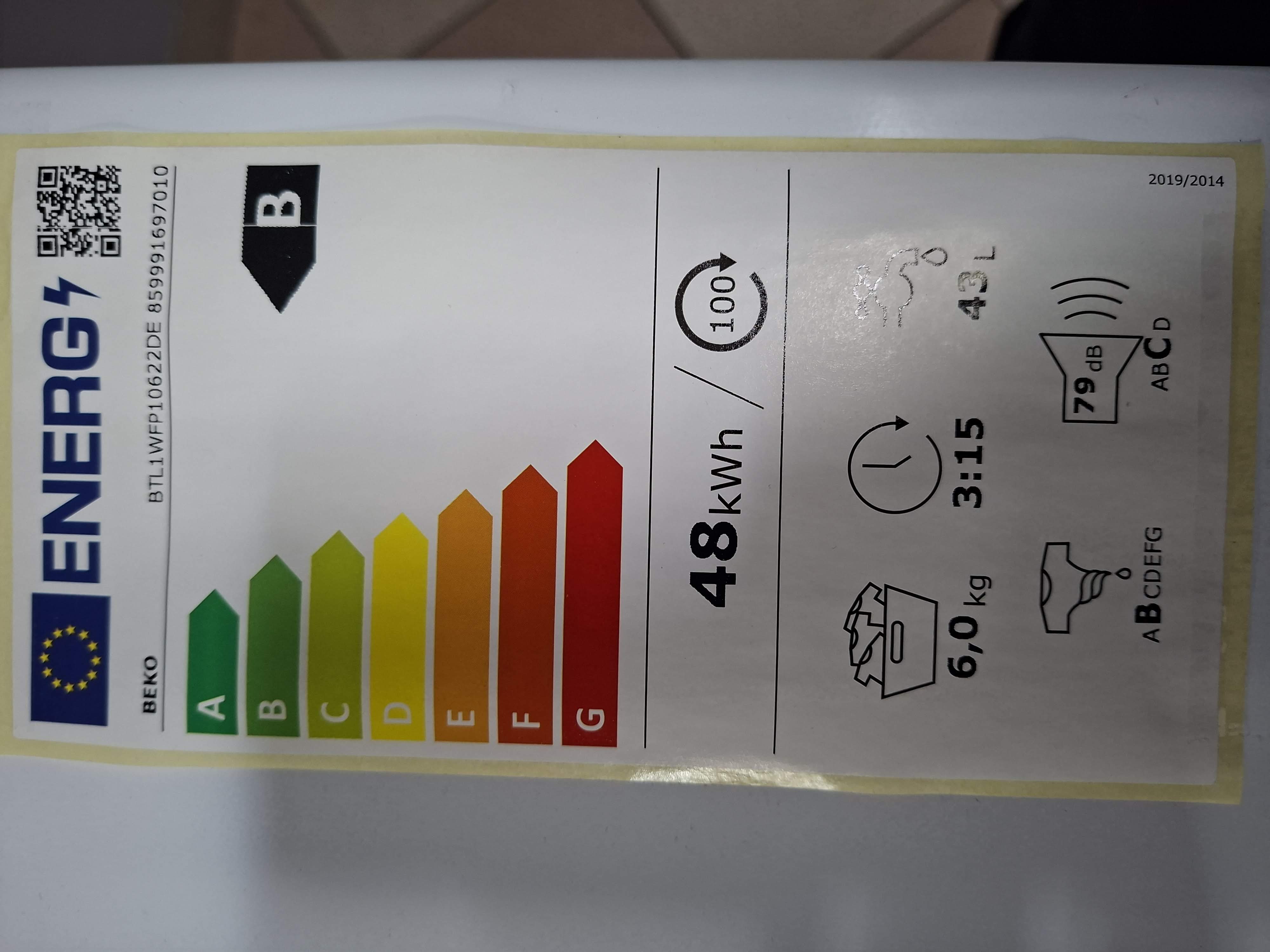 Veš mašina Beko BTL1WFP10622DE, 6kg