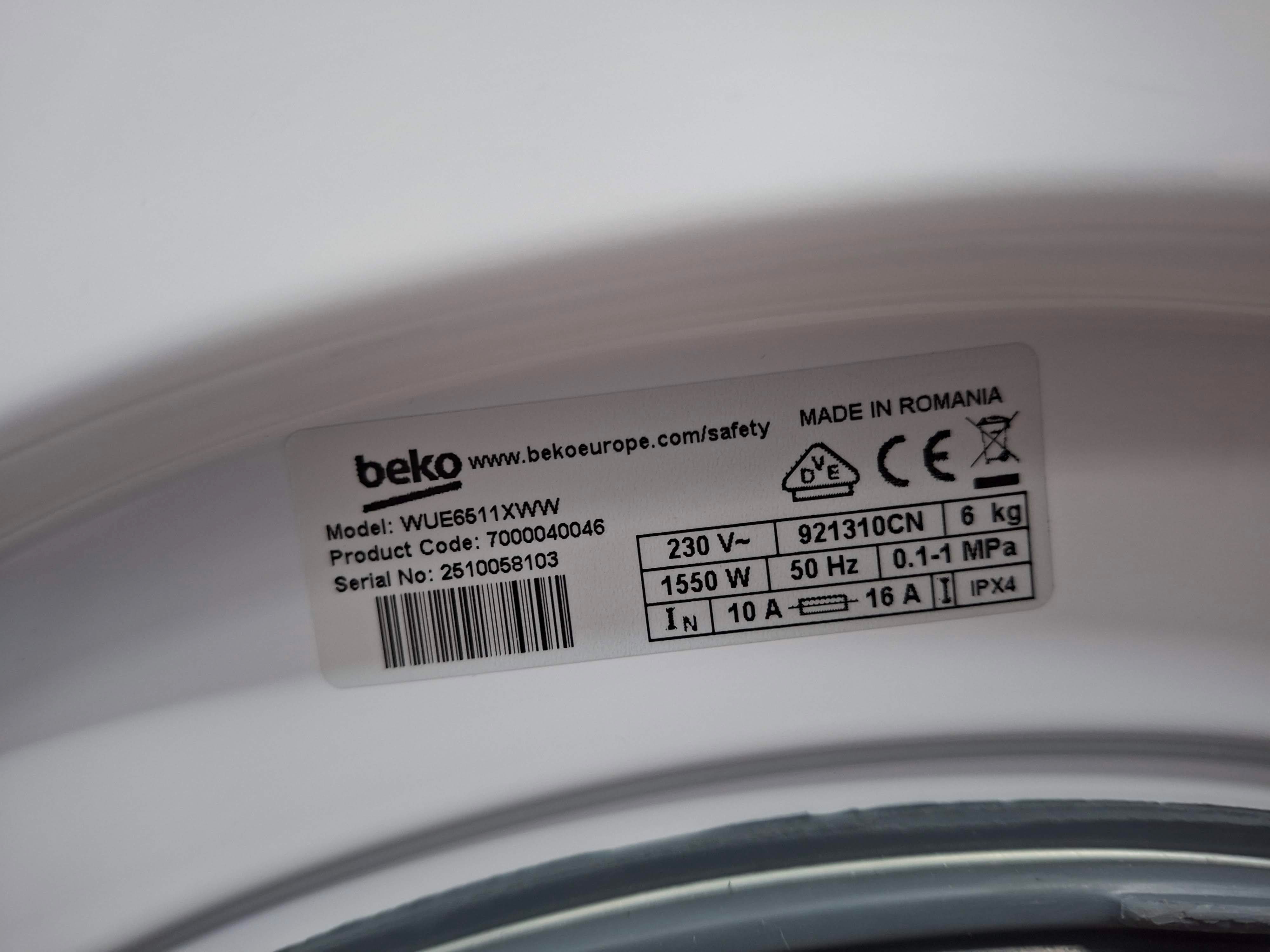 Veš mašina Beko WUE 6511 XWW , 6 kg