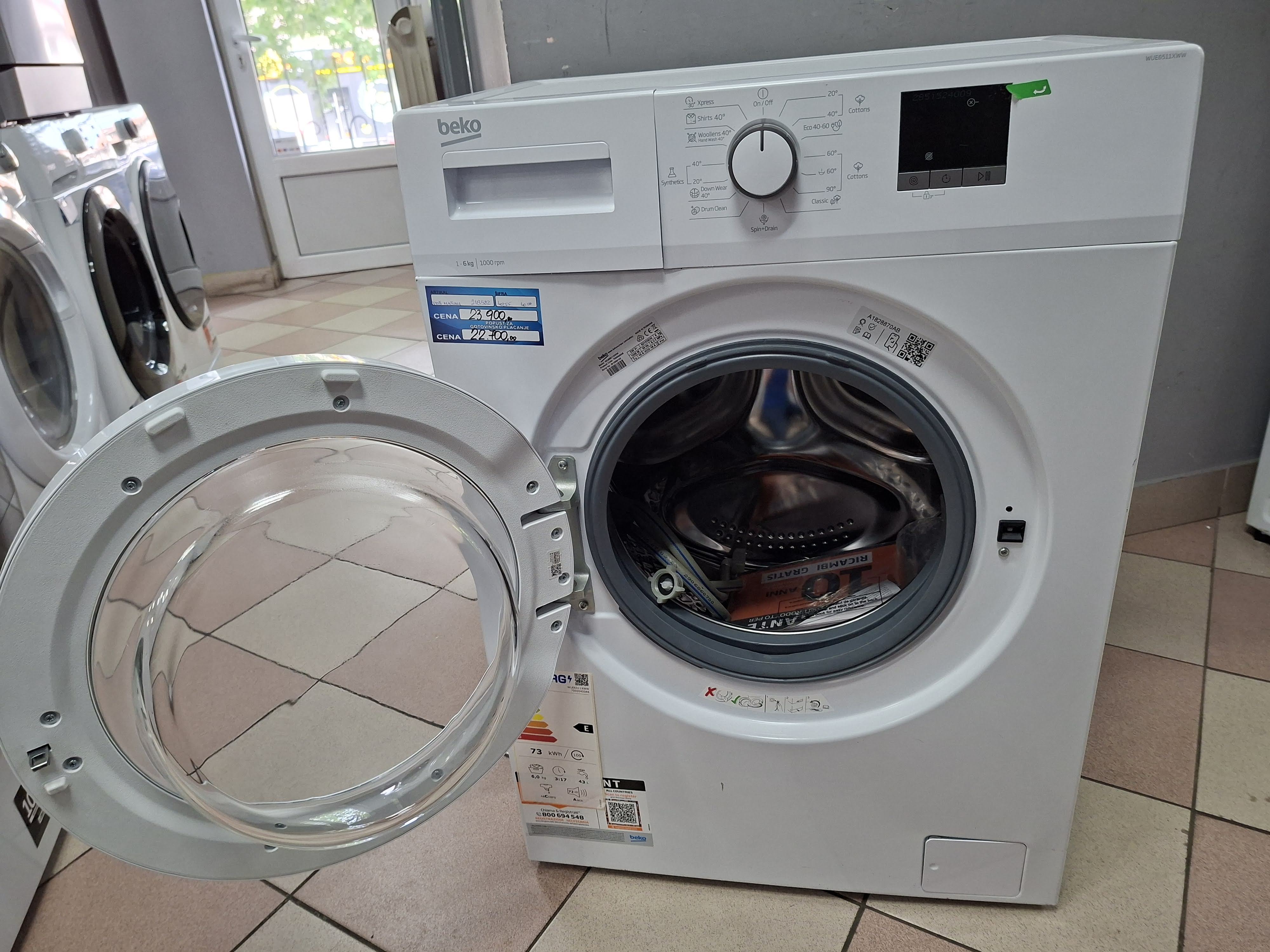 Veš mašina Beko WUE 6511 XWW , 6 kg
