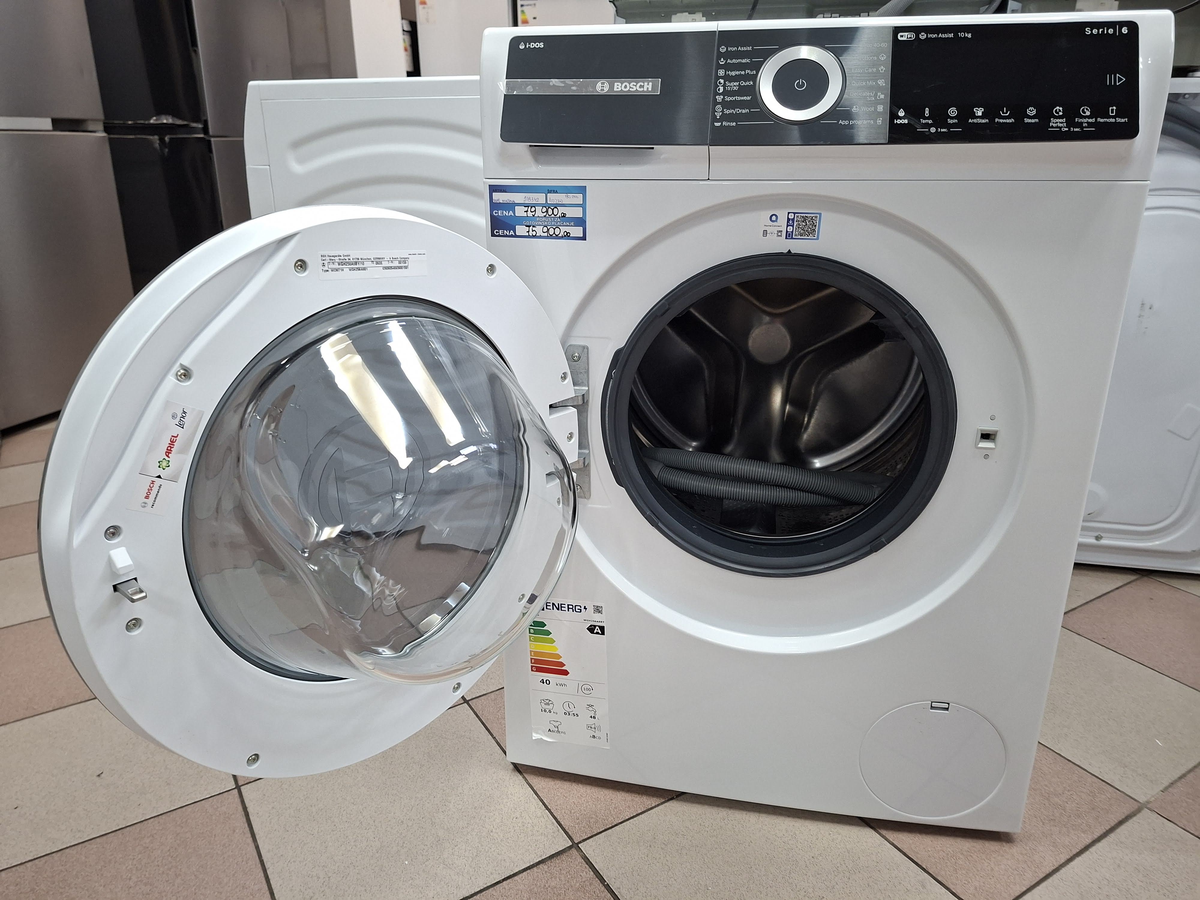 Veš mašina Bosch serija 6 WGH256A6BY ,  10 kg.