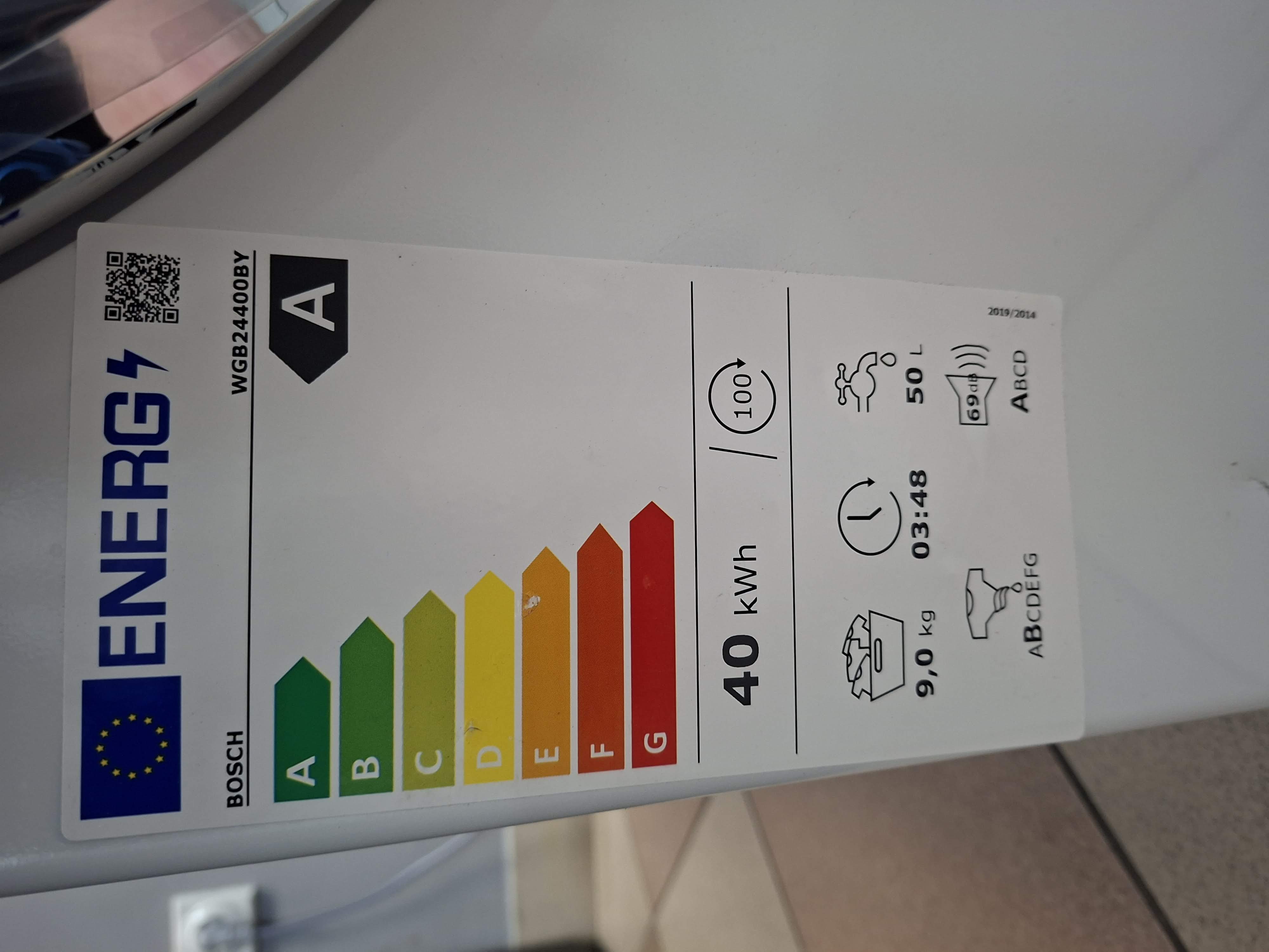 Veš mašina Bosch serija 8 WGB24400BY ,  9 kg.