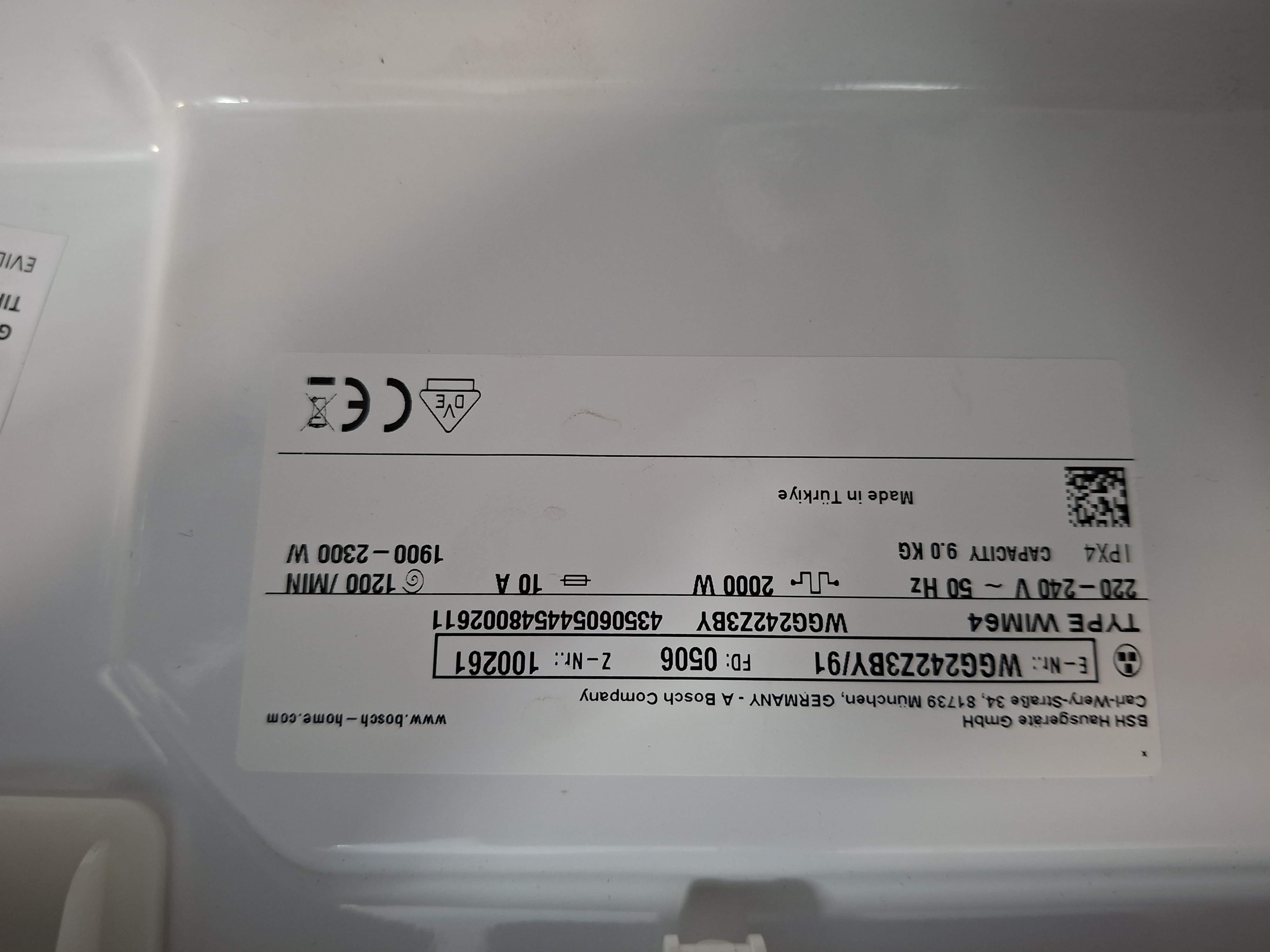 Veš mašina Bosch WGG242Z3BY , 9 kg.