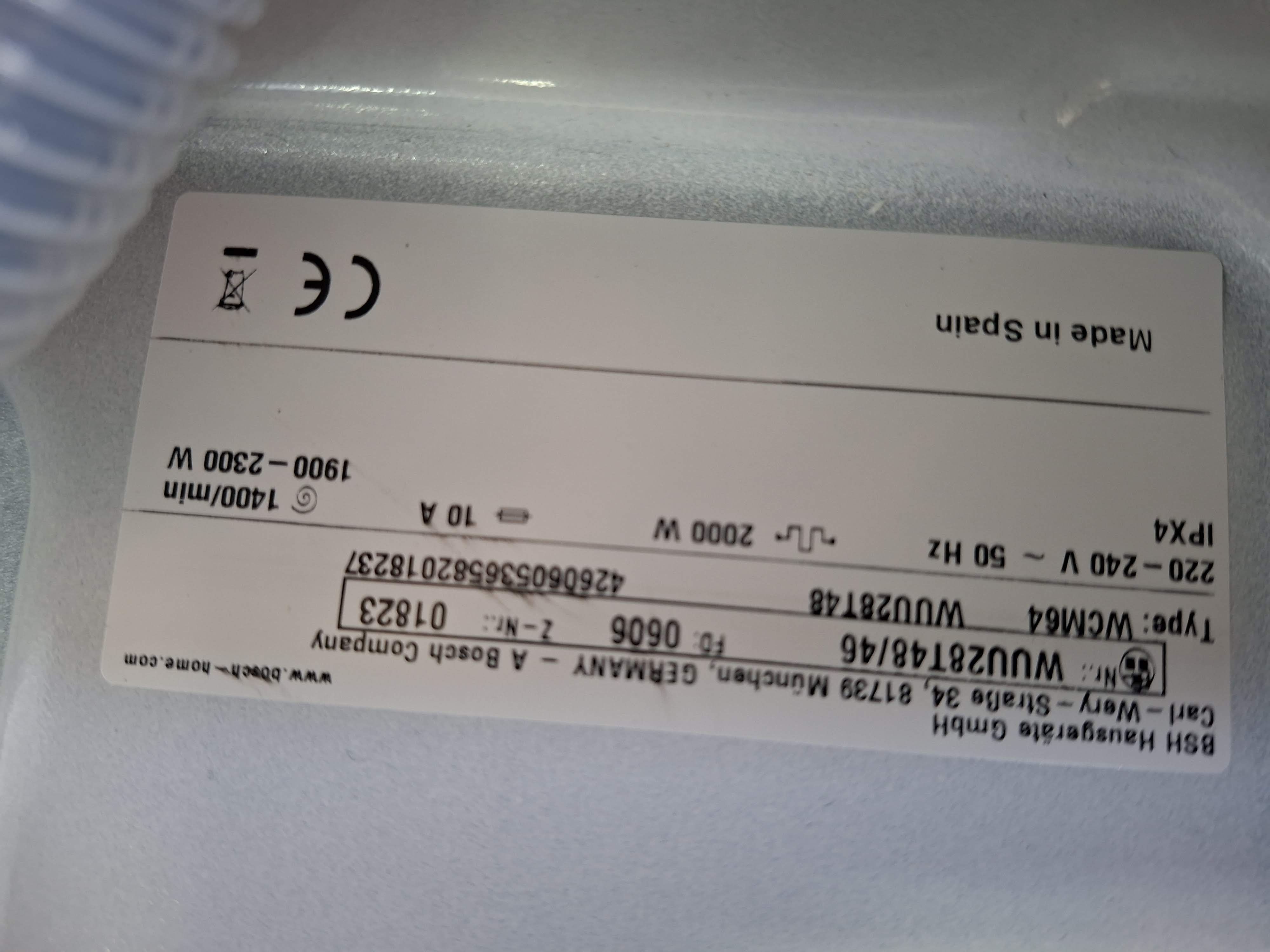 Veš mašina Bosch WUU28T48 , 8 kg
