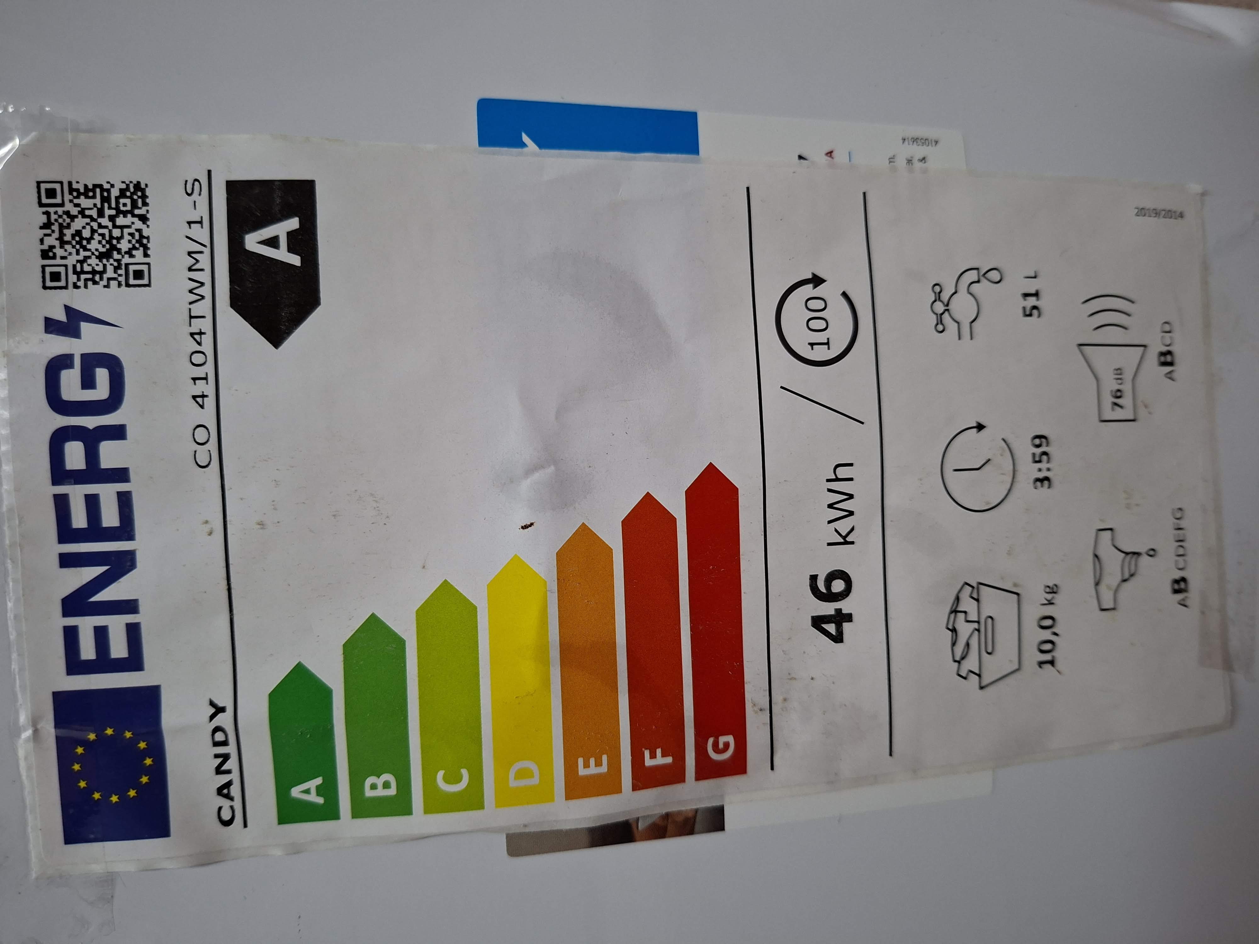 Veš mašina Candy CO 4104TWM/1-S , 10 kg.