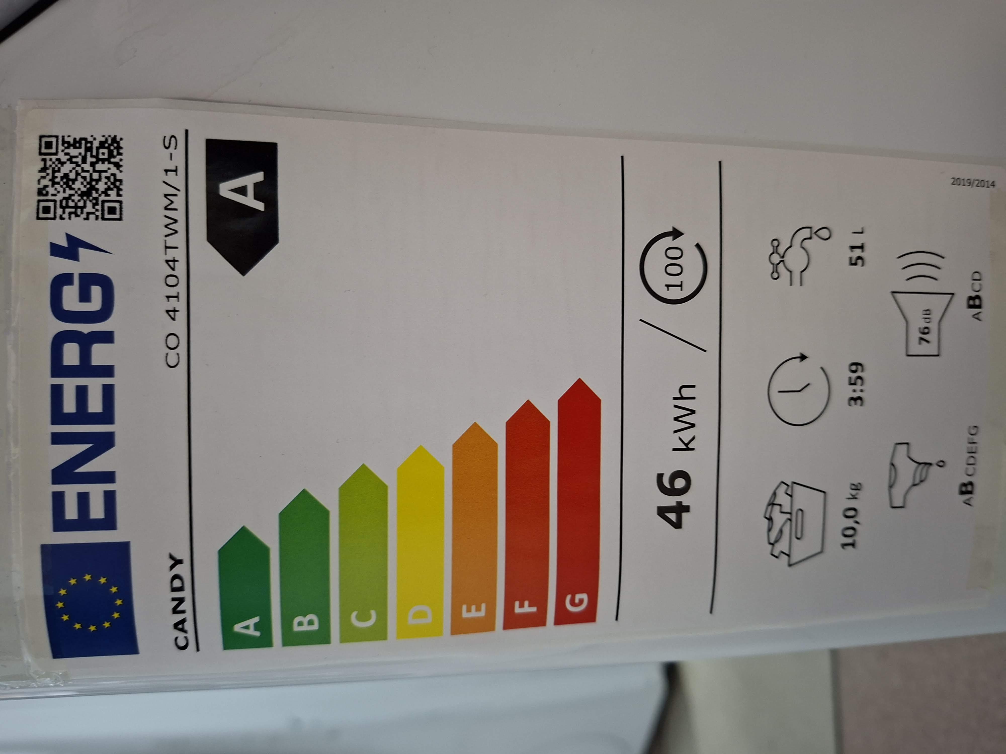 Veš mašina Candy CO 4104TWM/1-S , 10 kg.