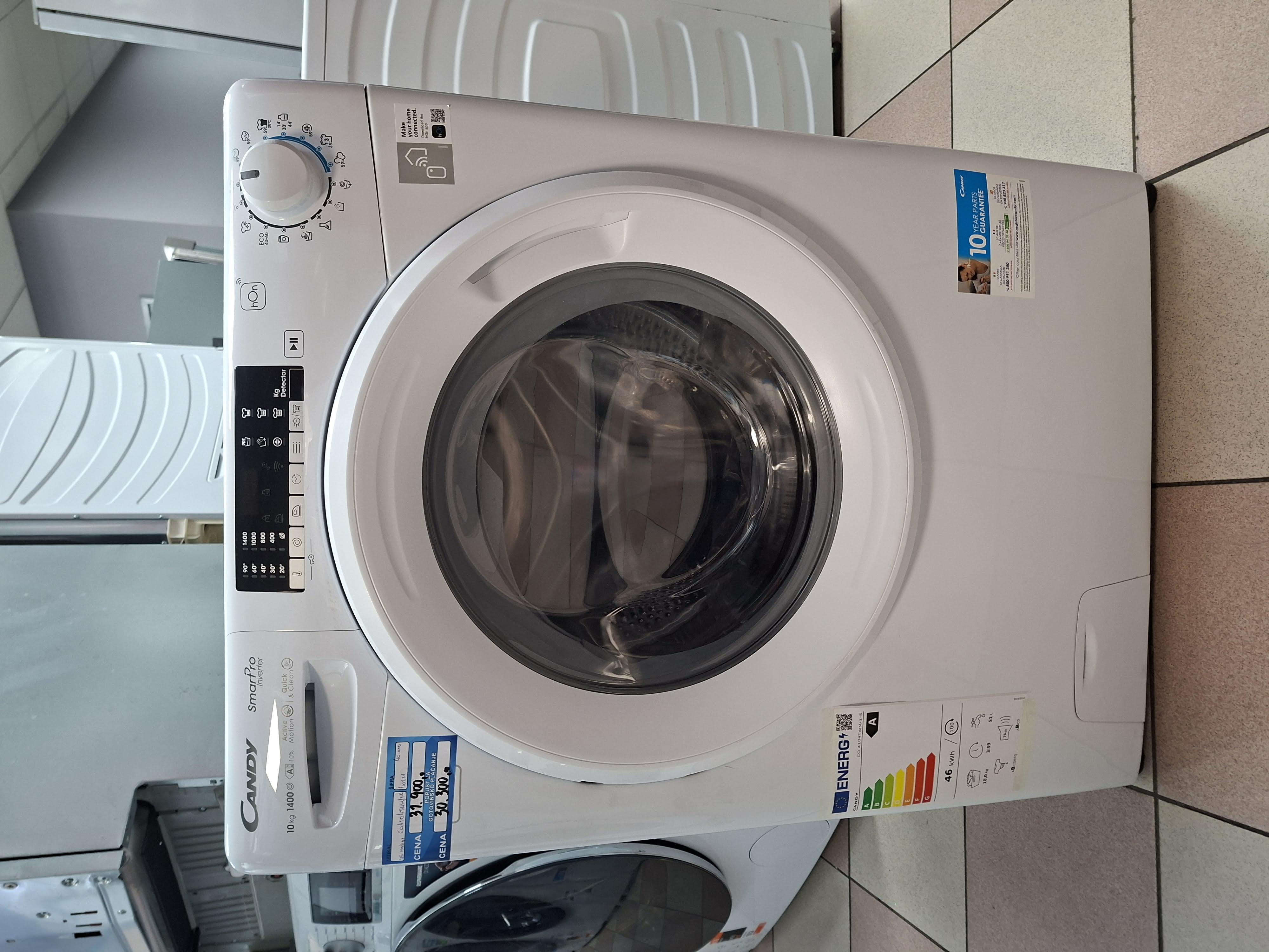 Veš mašina Candy CO 4104TWM/1-S , 10 kg.